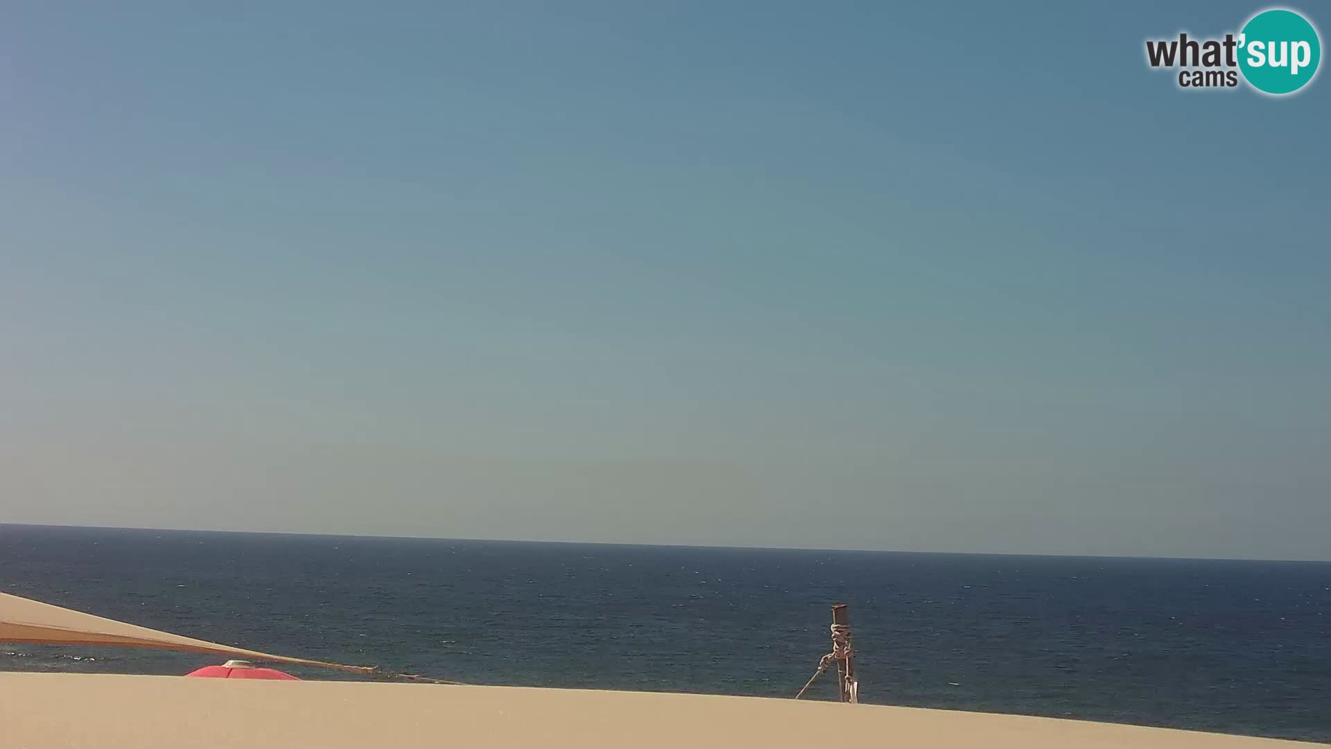 Cámara web en vivo Playa de Cala Pischina – Aglientu – Cerdeña