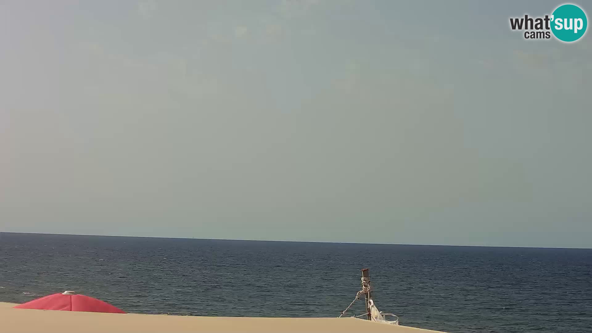 Live webcam Cala Pischina beach – Aglientu – Sardinia