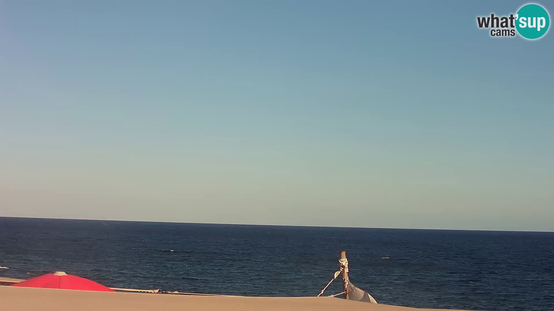 Live Webcam Strand Cala Pischina – Aglientu – Sardinien