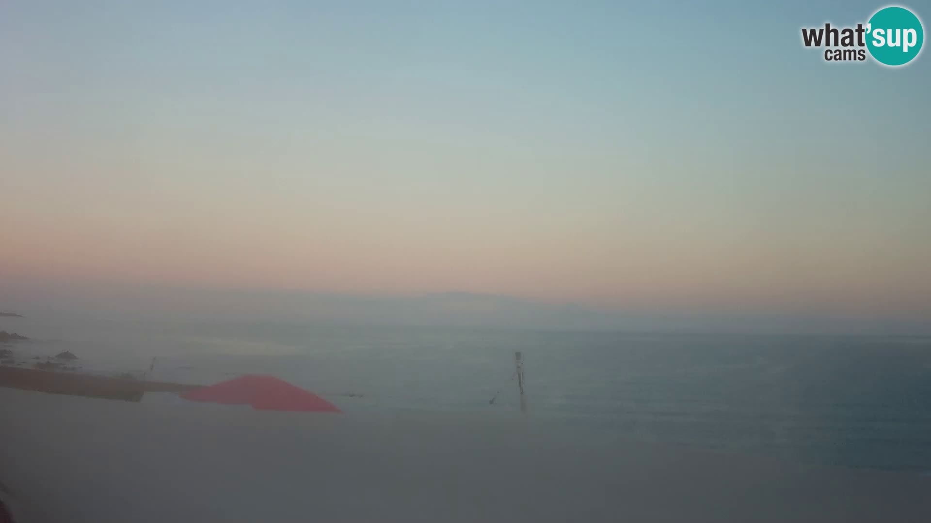 Live webcam Cala Pischina beach – Aglientu – Sardinia