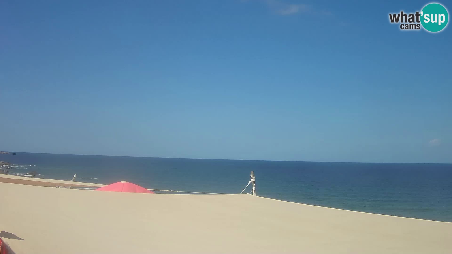 Cámara web en vivo Playa de Cala Pischina – Aglientu – Cerdeña