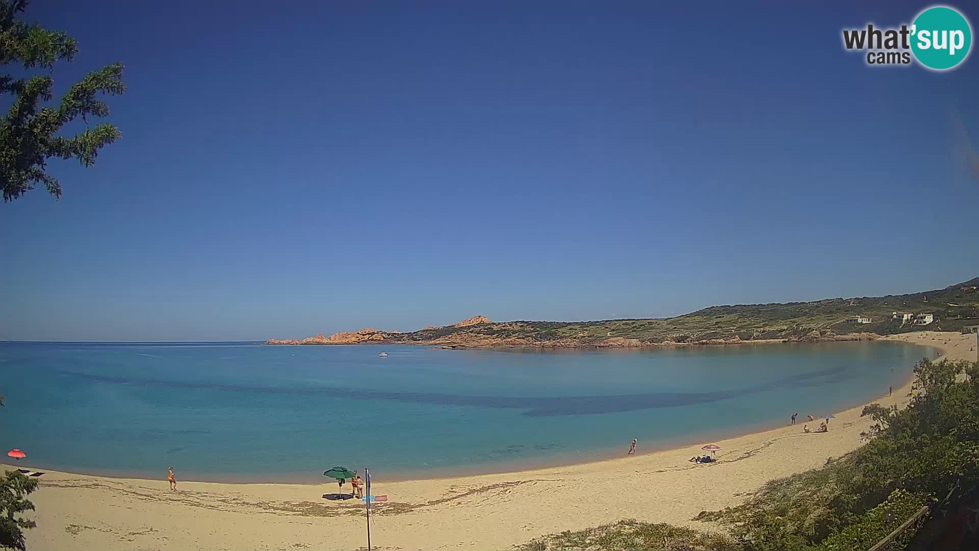 Spletna kamera La Marinedda – Isola Rossa – Agultu – Sardinija – Italija