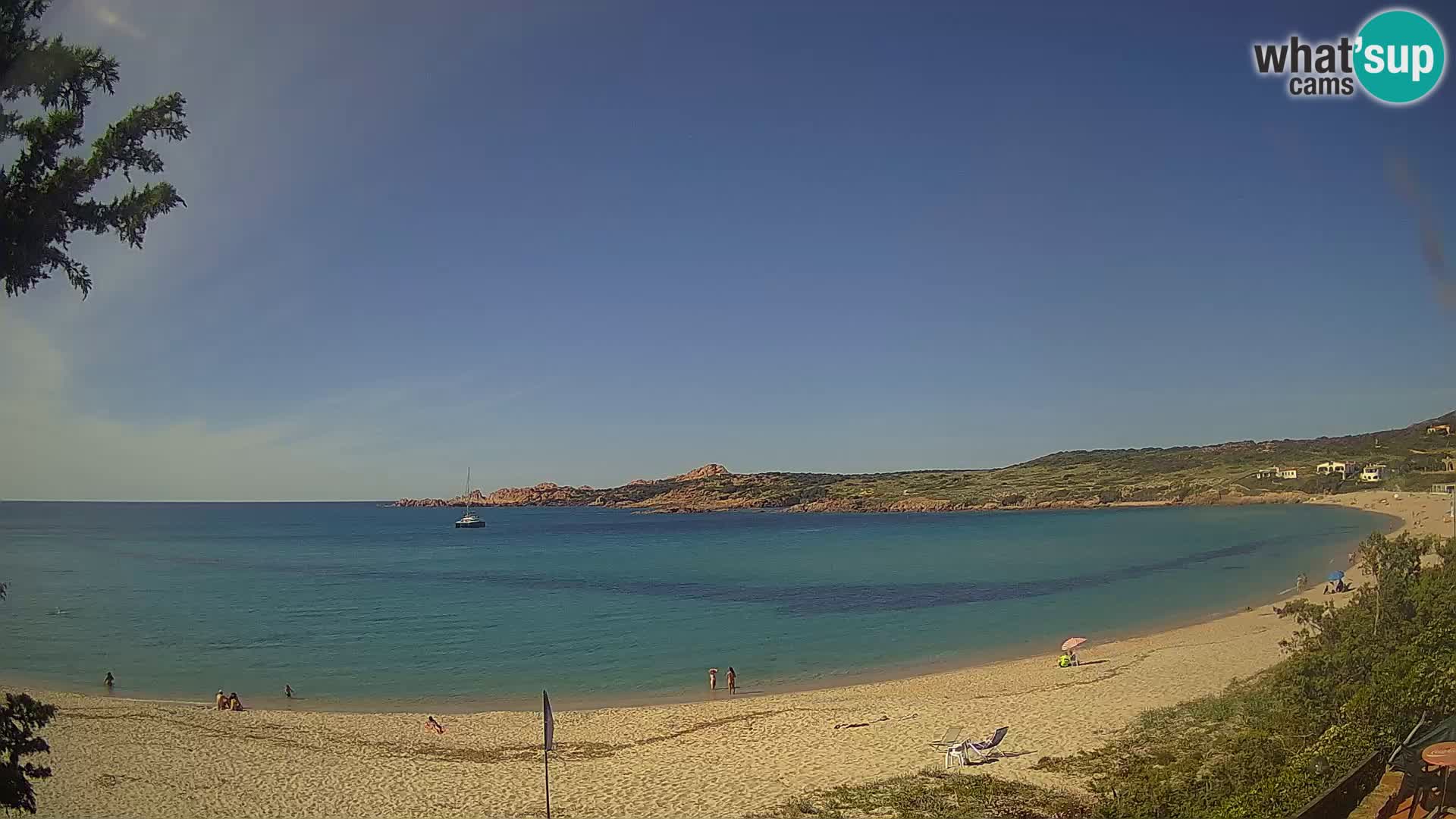 Spletna kamera La Marinedda – Isola Rossa – Agultu – Sardinija – Italija