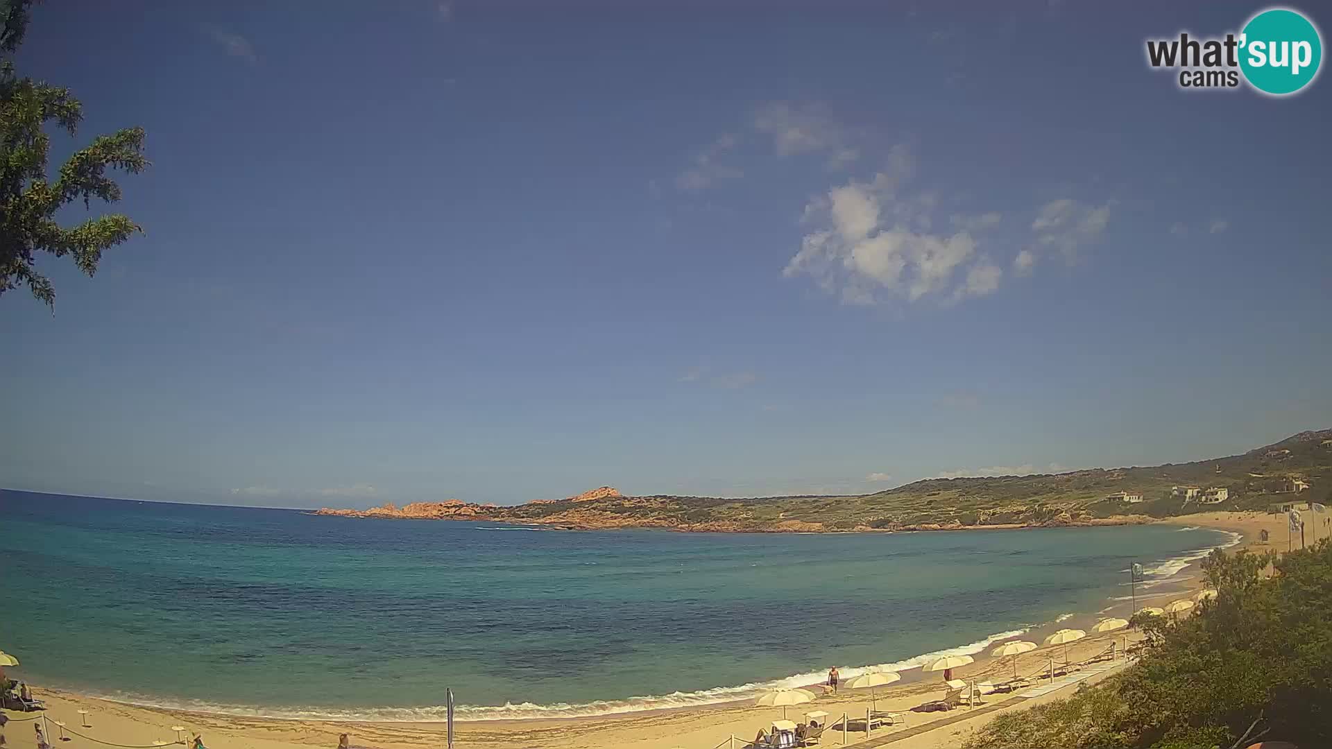 Spletna kamera La Marinedda – Isola Rossa – Agultu – Sardinija – Italija