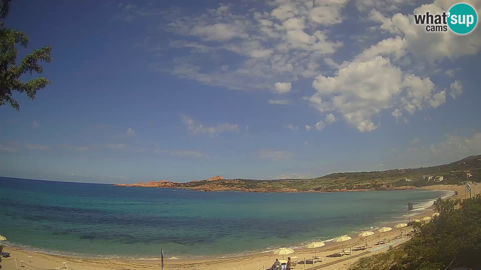Spletna kamera La Marinedda – Isola Rossa – Agultu – Sardinija – Italija