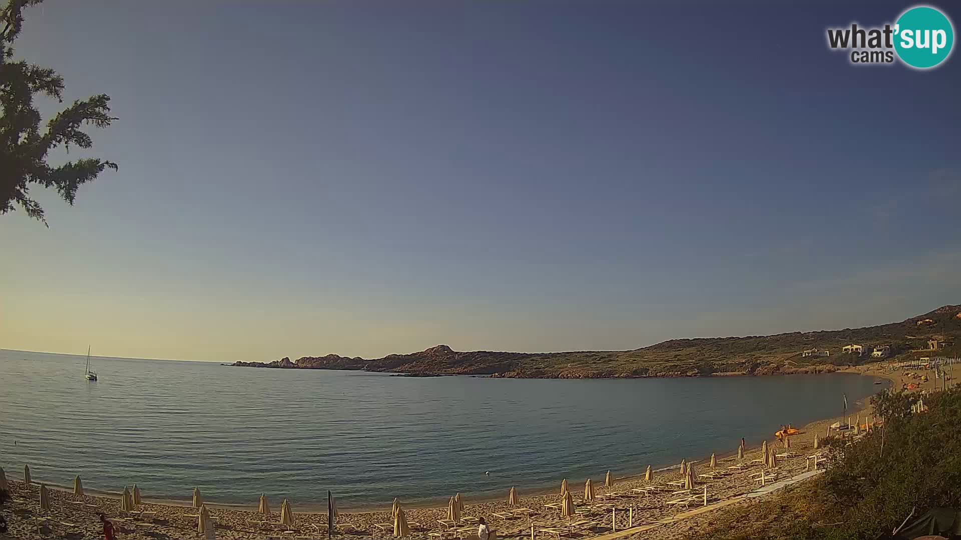 Spletna kamera La Marinedda – Isola Rossa – Agultu – Sardinija – Italija