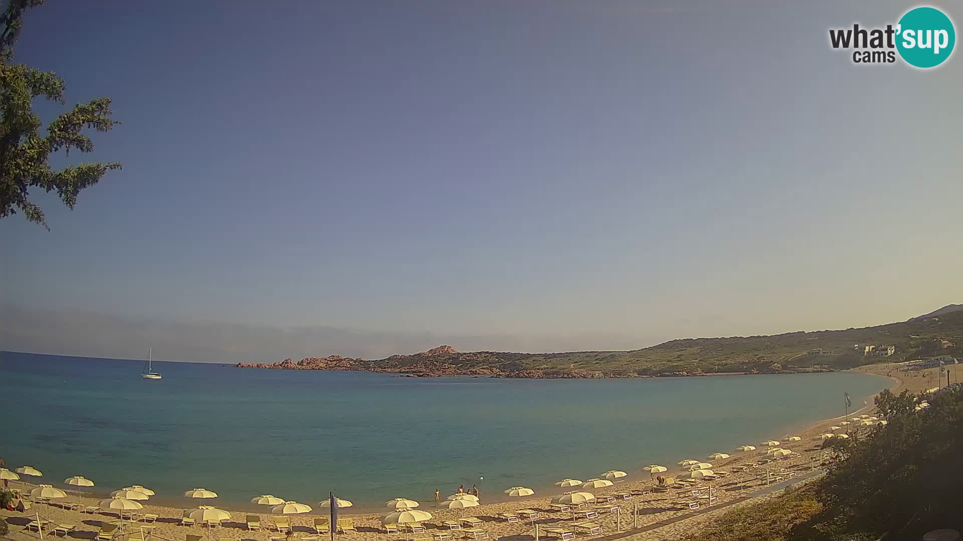 Spletna kamera La Marinedda – Isola Rossa – Agultu – Sardinija – Italija