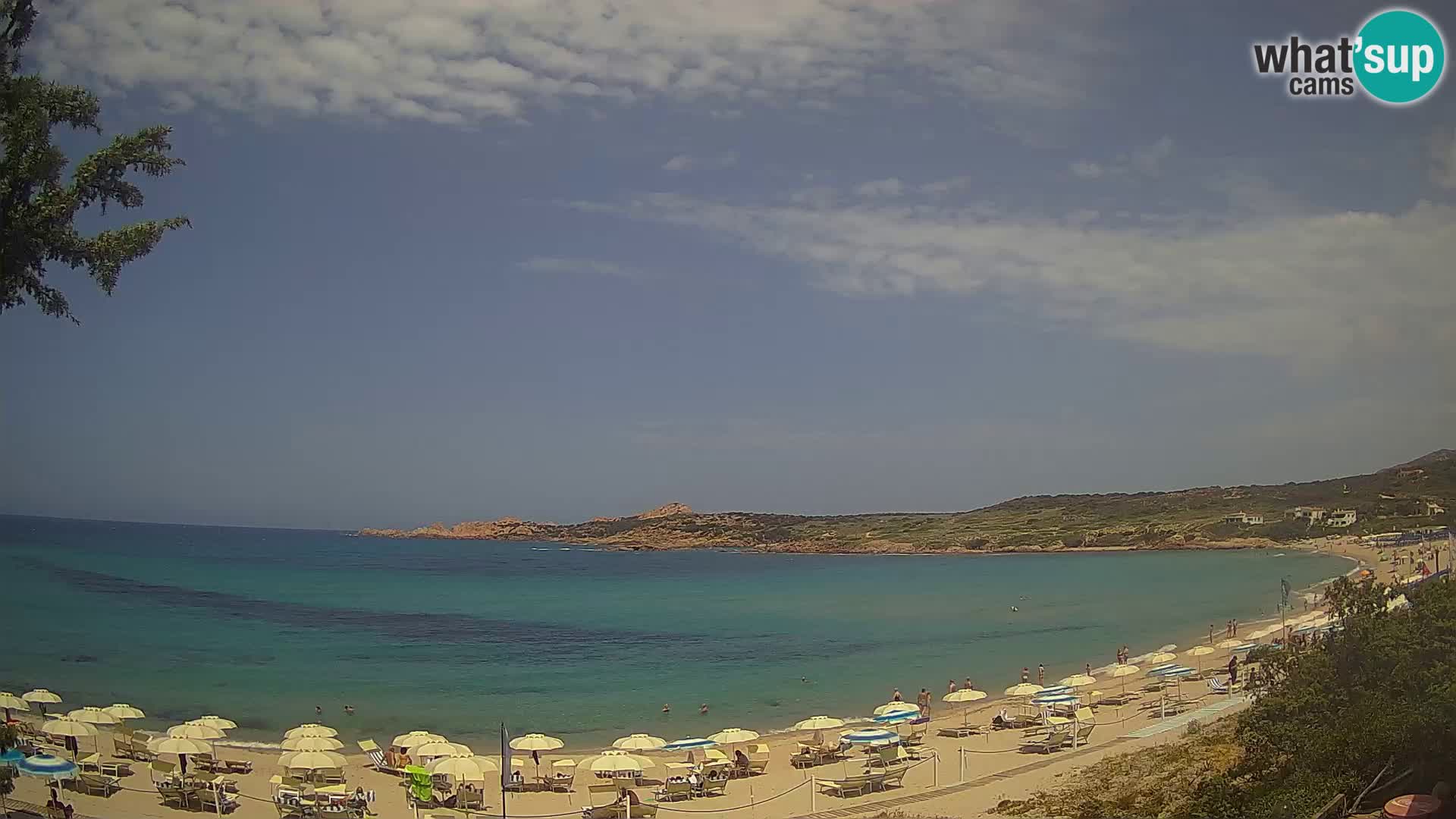 Spletna kamera La Marinedda – Isola Rossa – Agultu – Sardinija – Italija