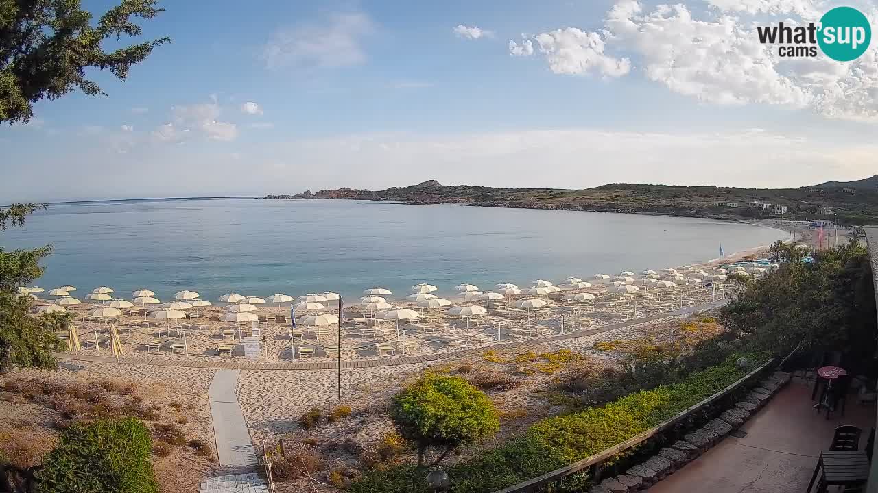 Spletna kamera La Marinedda – Isola Rossa – Agultu – Sardinija – Italija
