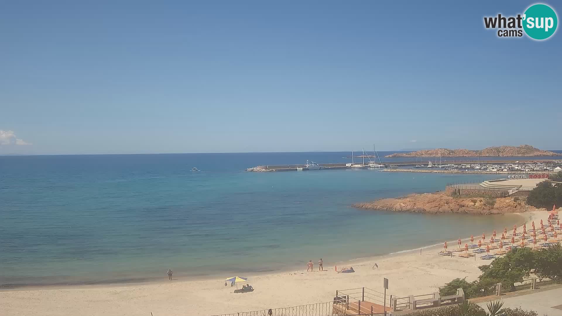 Isola Rossa Strand Webcam – Live-Ansicht der atemberaubenden Küstenlinie von Sardinien