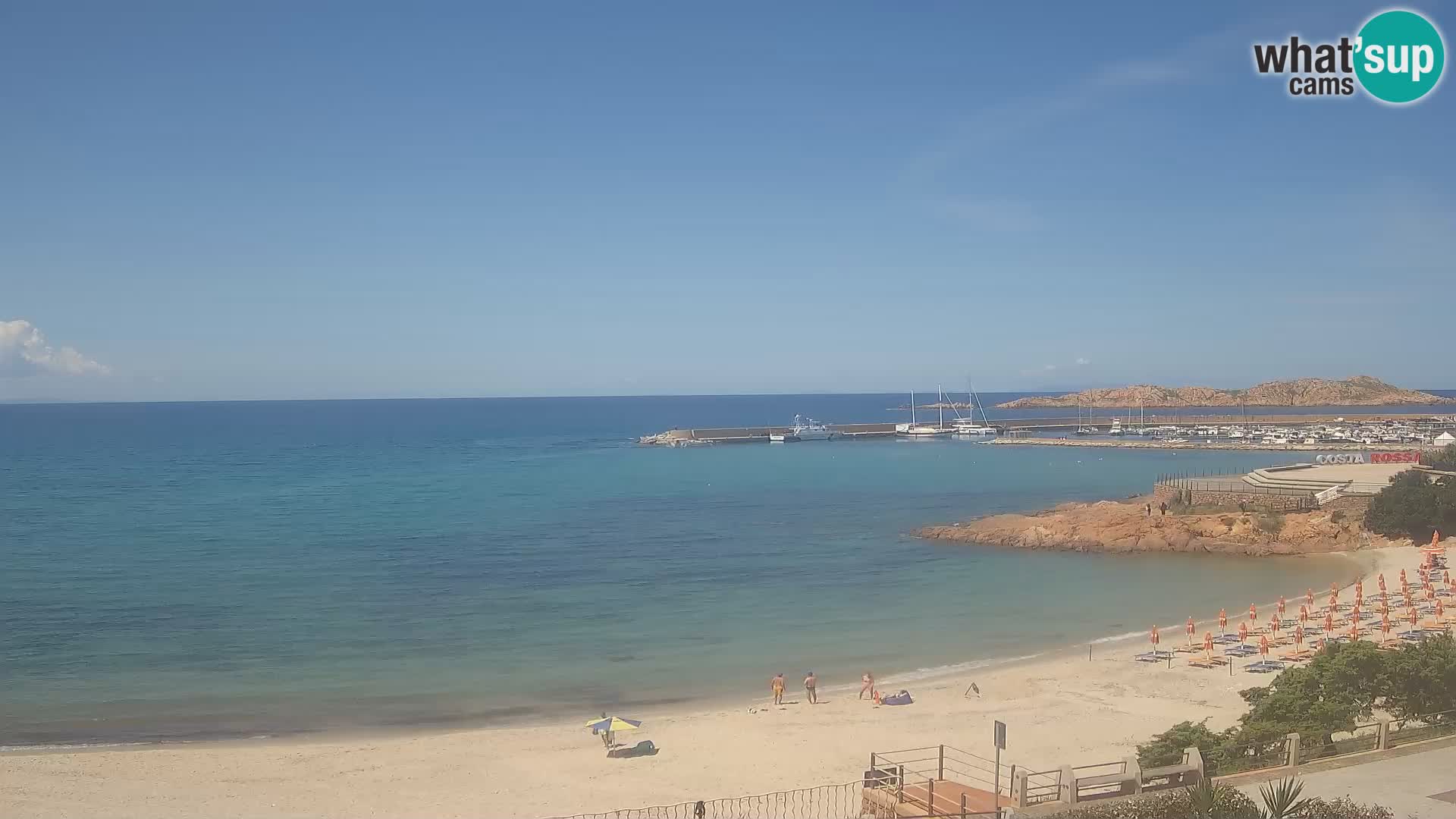 Web kamera plaže Isola Rossa – Uživo pogled na predivnu obalu Sardinije