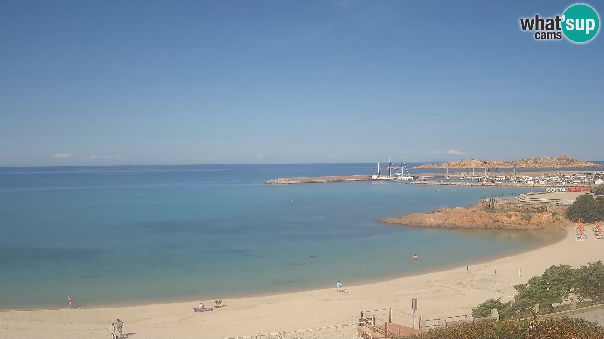 Webcam de la plage d’Isola Rossa – Vue en direct de la magnifique côte de la Sardaigne