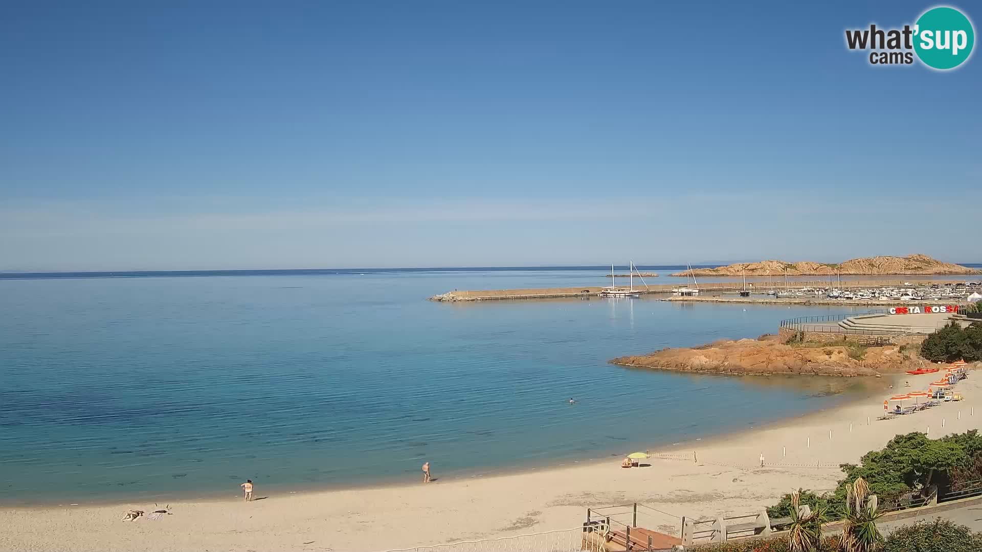 Web kamera plaže Isola Rossa – Uživo pogled na predivnu obalu Sardinije