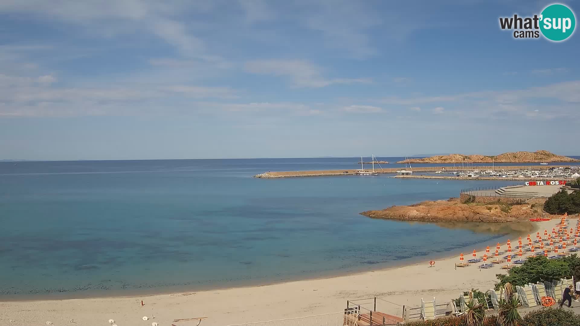 Isola Rossa Strand Webcam – Live-Ansicht der atemberaubenden Küstenlinie von Sardinien
