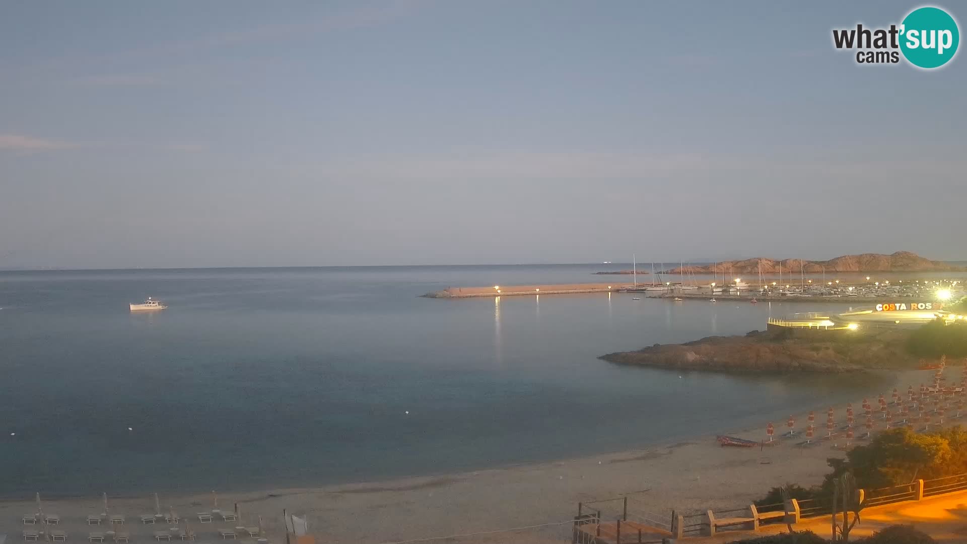 Isola Rossa Strand Webcam – Live-Ansicht der atemberaubenden Küstenlinie von Sardinien