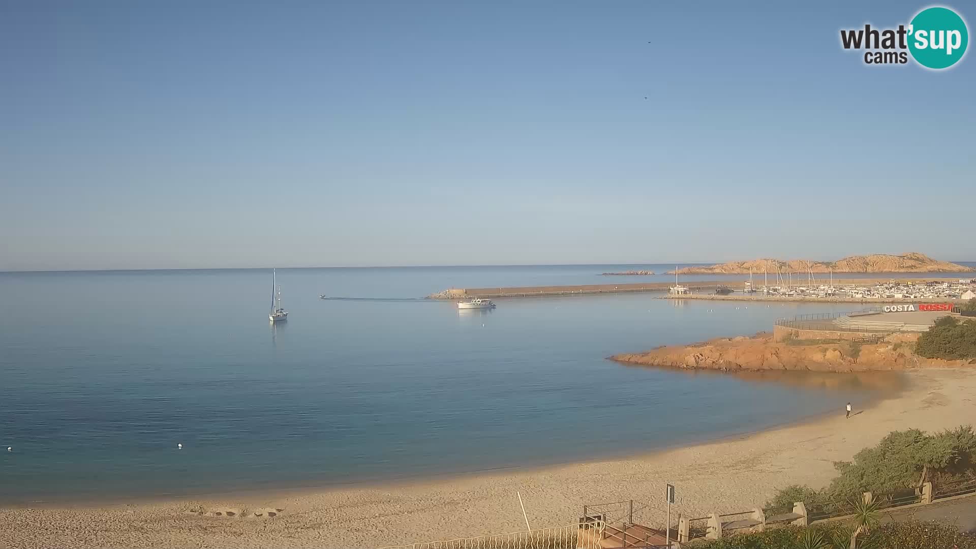 Webcam de la plage d’Isola Rossa – Vue en direct de la magnifique côte de la Sardaigne