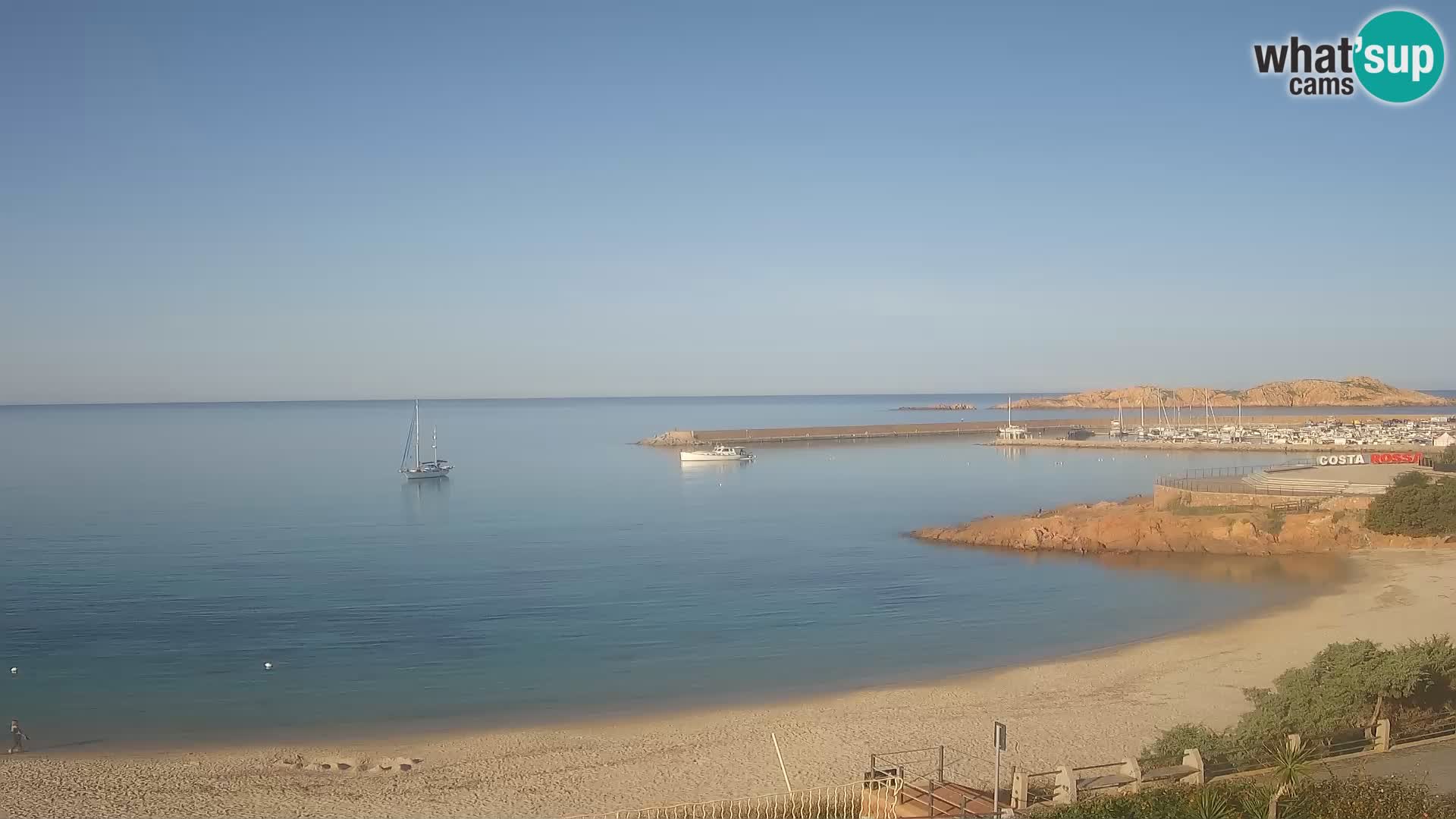 Webcam de la plage d’Isola Rossa – Vue en direct de la magnifique côte de la Sardaigne