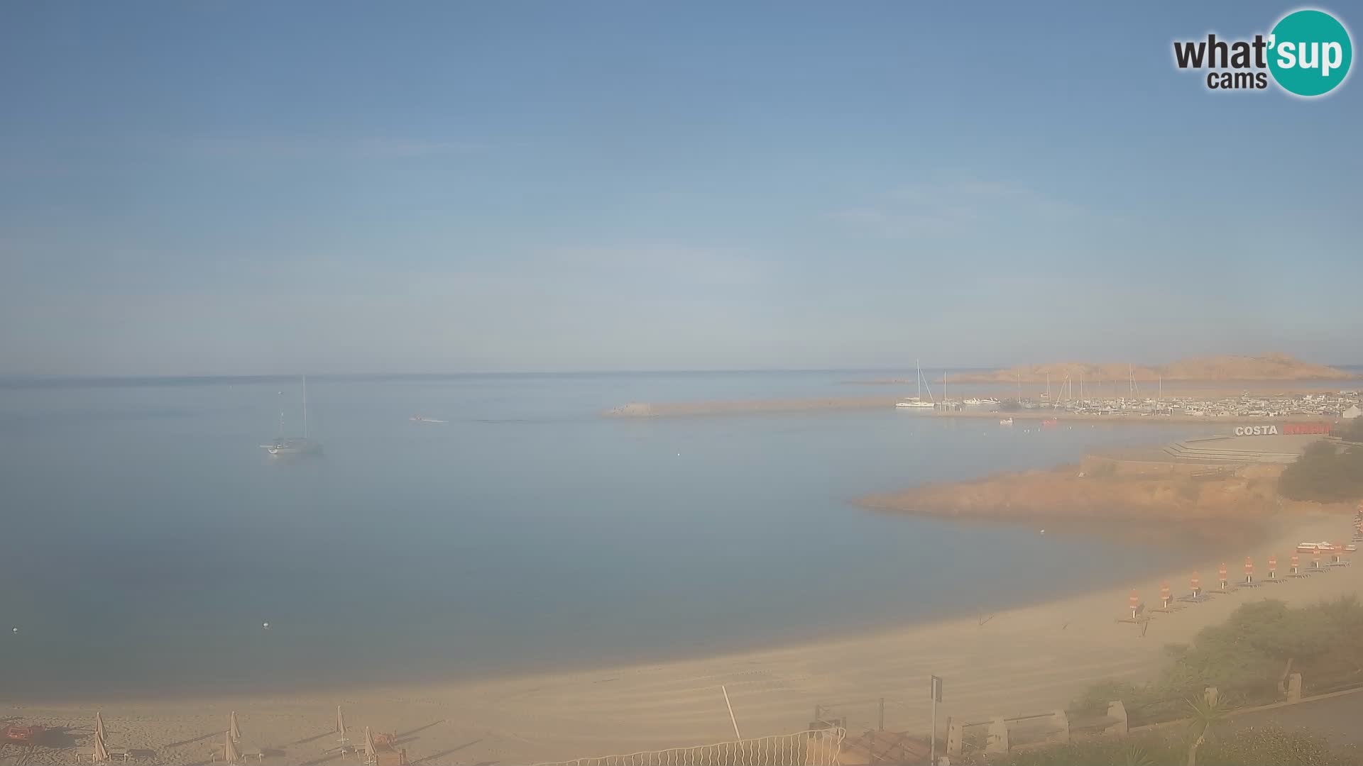 Isola Rossa Strand Webcam – Live-Ansicht der atemberaubenden Küstenlinie von Sardinien