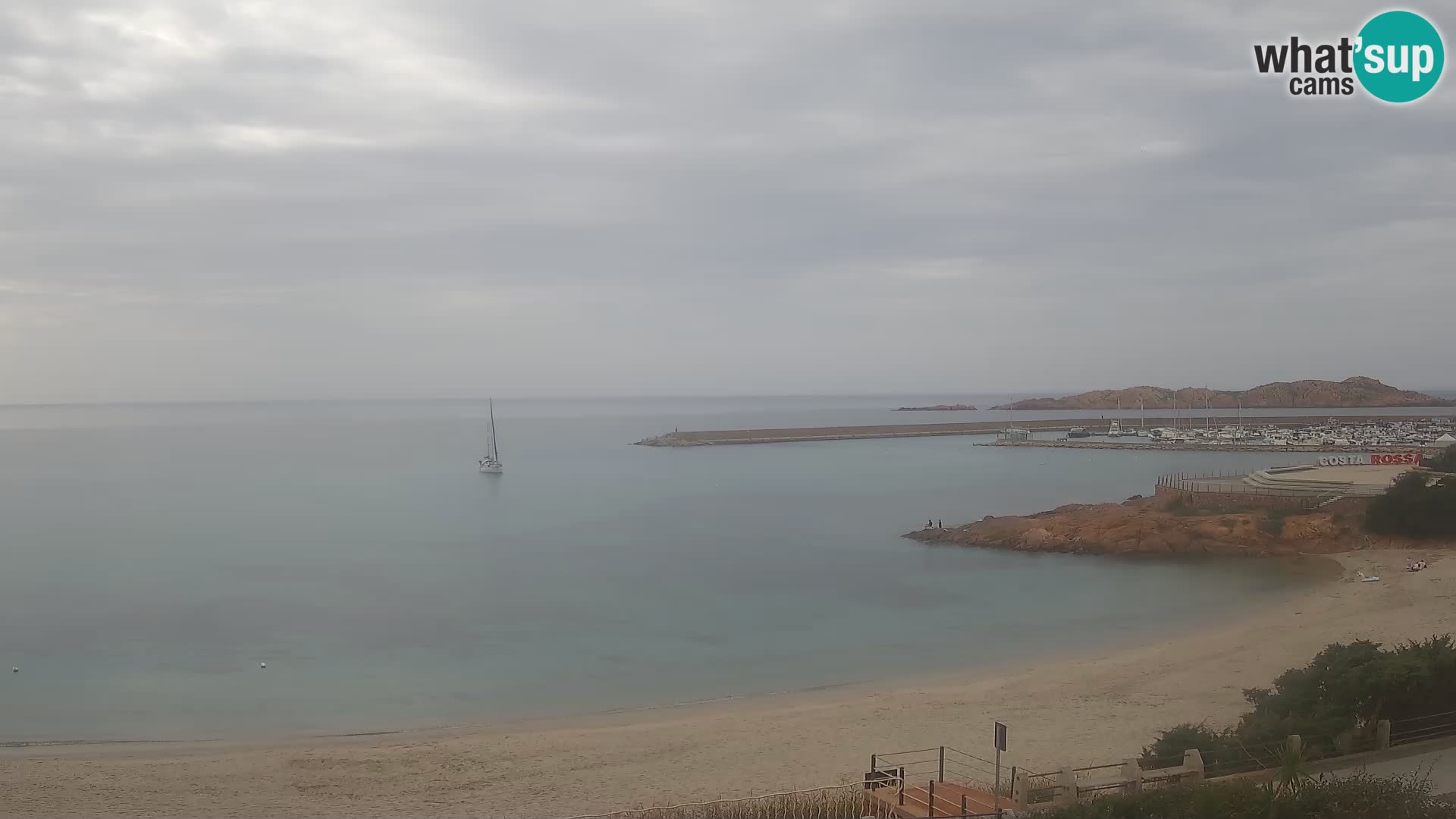 Webcam de la plage d’Isola Rossa – Vue en direct de la magnifique côte de la Sardaigne