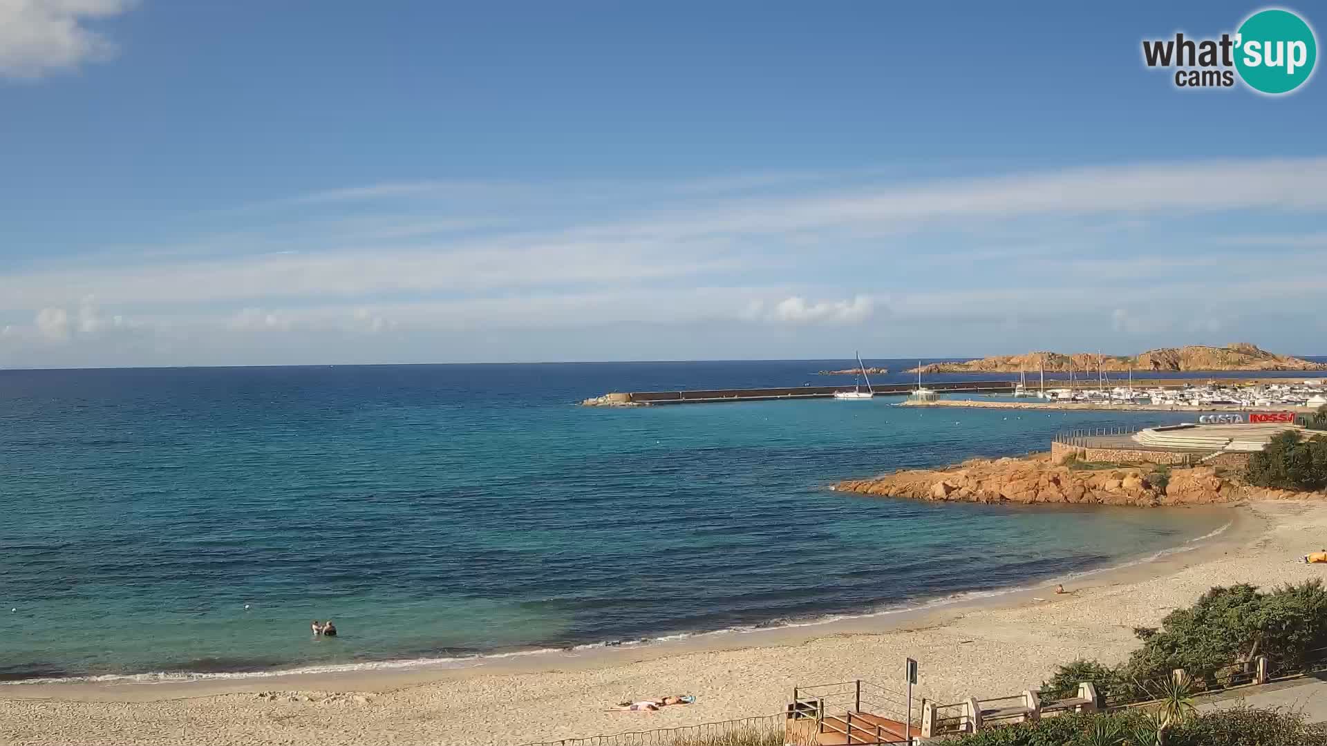 Webcam de la playa de Isola Rossa – Vista en vivo de la maravillosa costa de Cerdeña