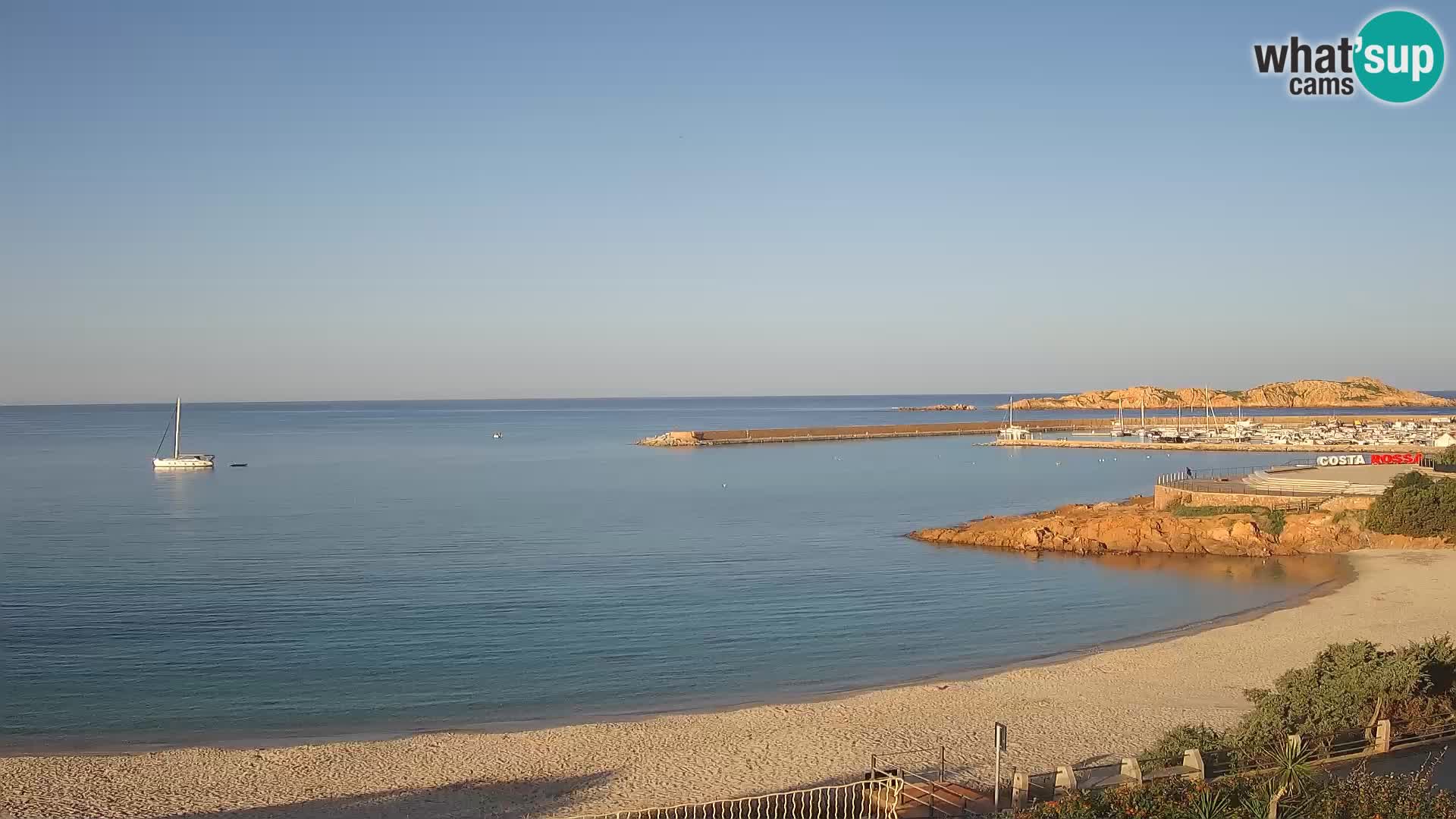 Isola Rossa Strand Webcam – Live-Ansicht der atemberaubenden Küstenlinie von Sardinien