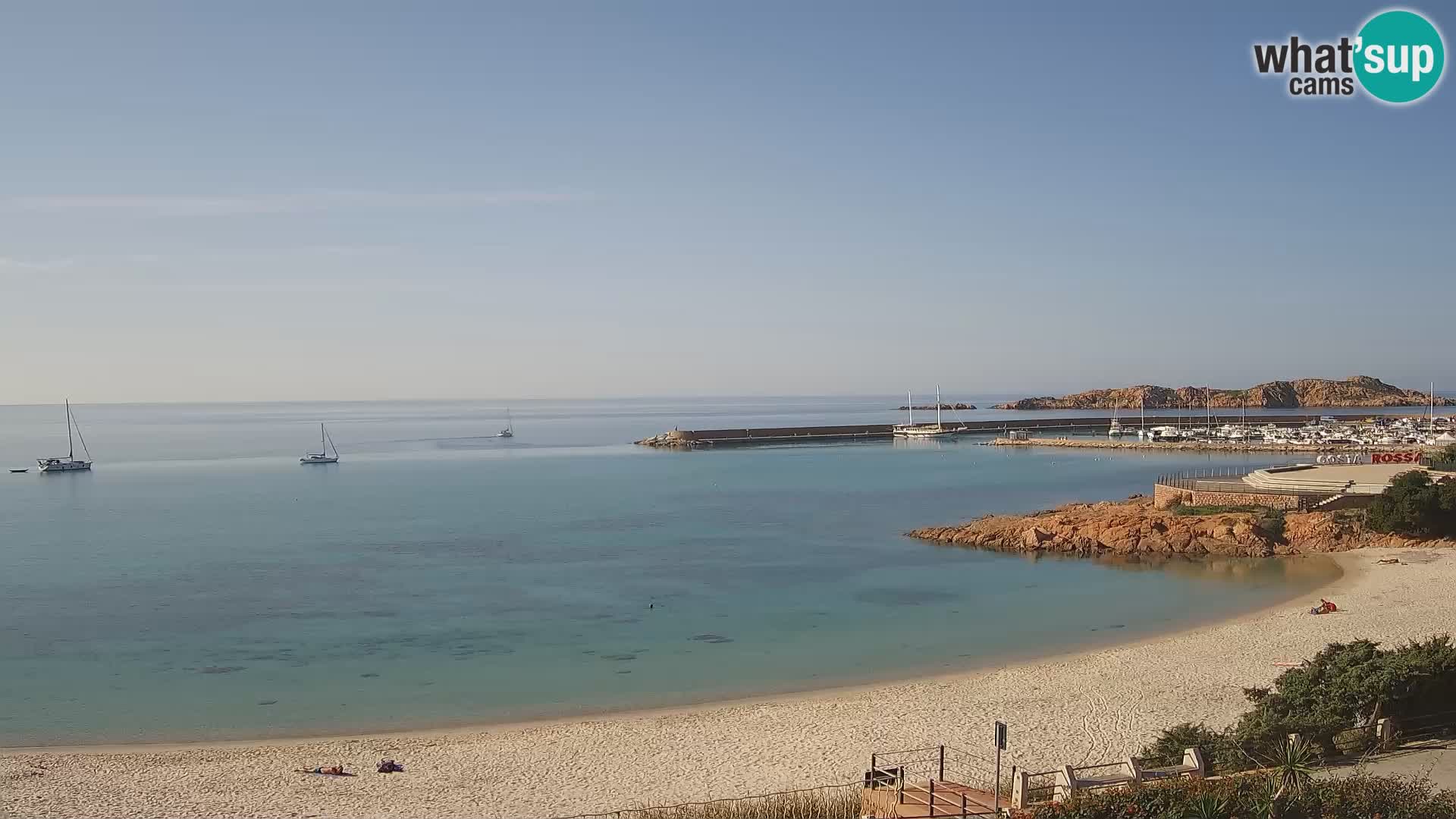 Webcam de la playa de Isola Rossa – Vista en vivo de la maravillosa costa de Cerdeña