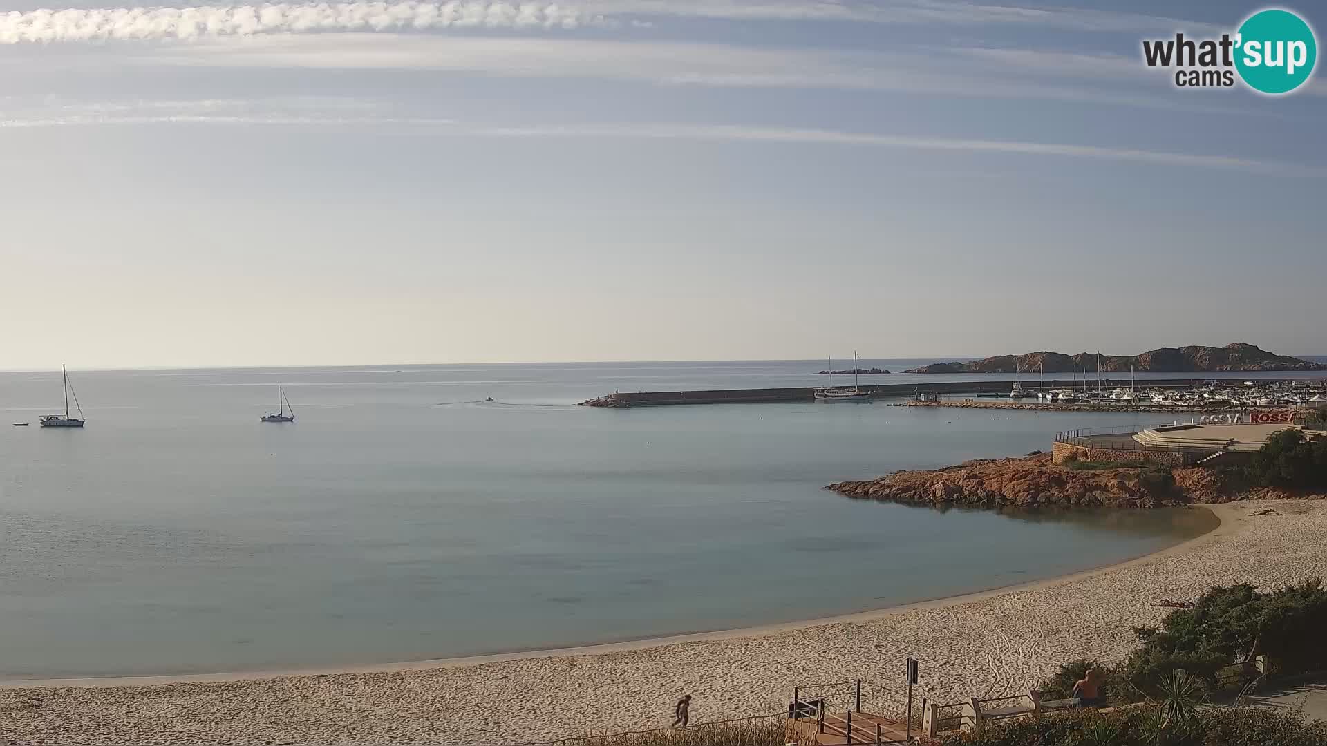 Webcam de la playa de Isola Rossa – Vista en vivo de la maravillosa costa de Cerdeña