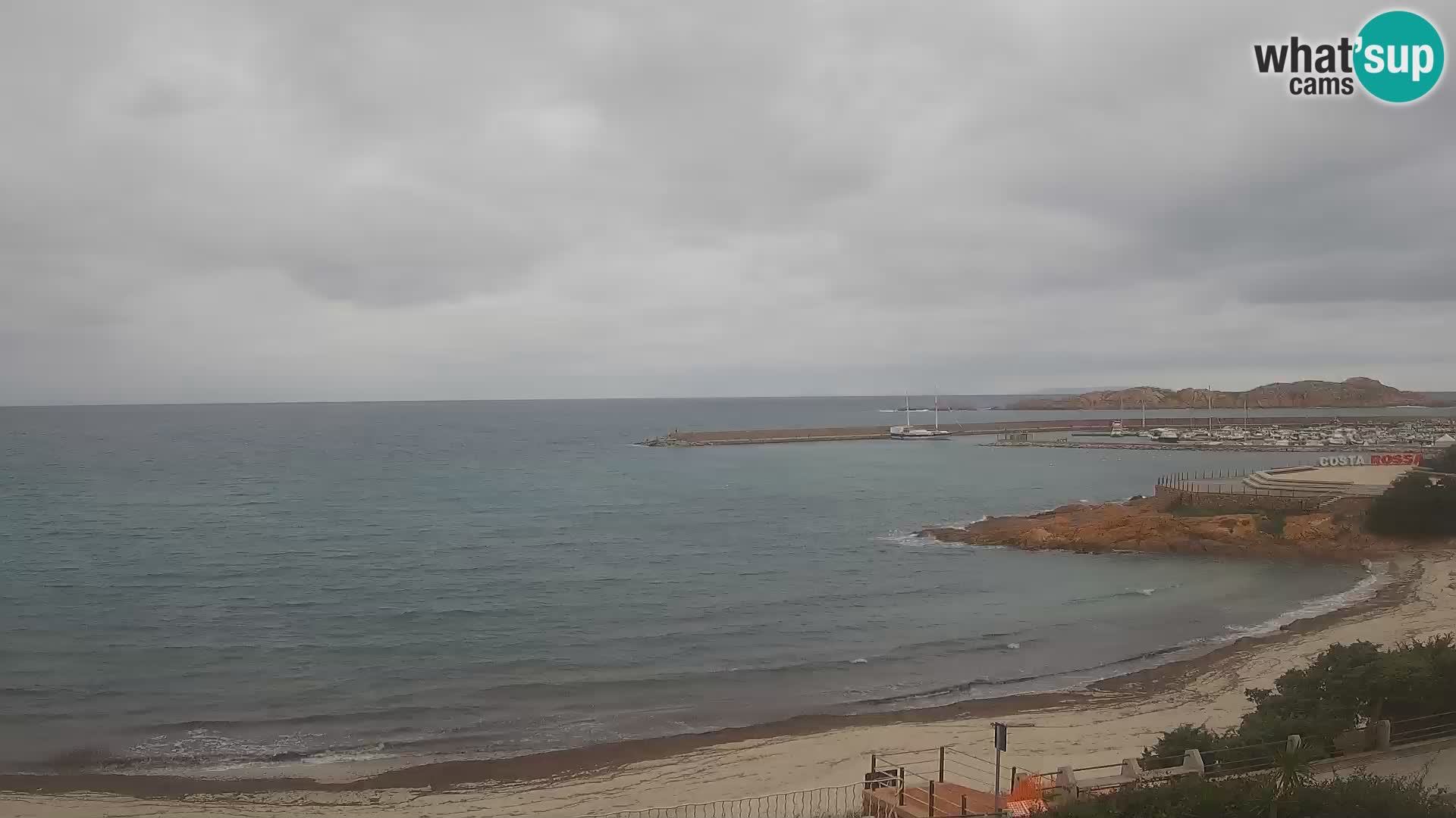 Isola Rossa Strand Webcam – Live-Ansicht der atemberaubenden Küstenlinie von Sardinien