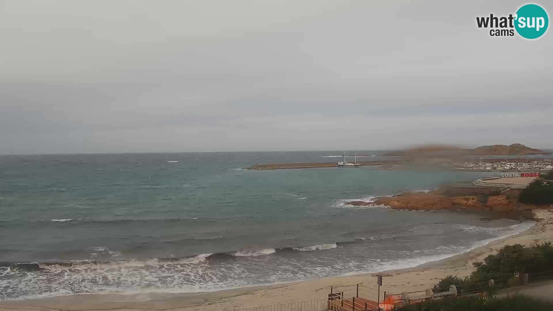 Isola Rossa Strand Webcam – Live-Ansicht der atemberaubenden Küstenlinie von Sardinien