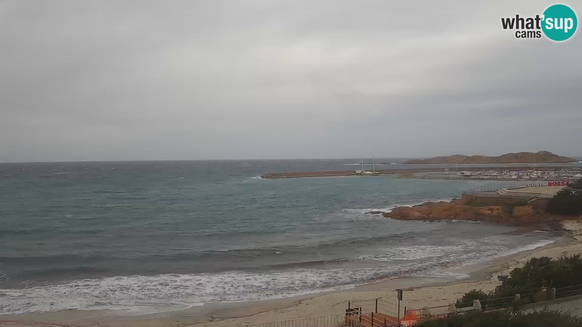 Isola Rossa Strand Webcam – Live-Ansicht der atemberaubenden Küstenlinie von Sardinien