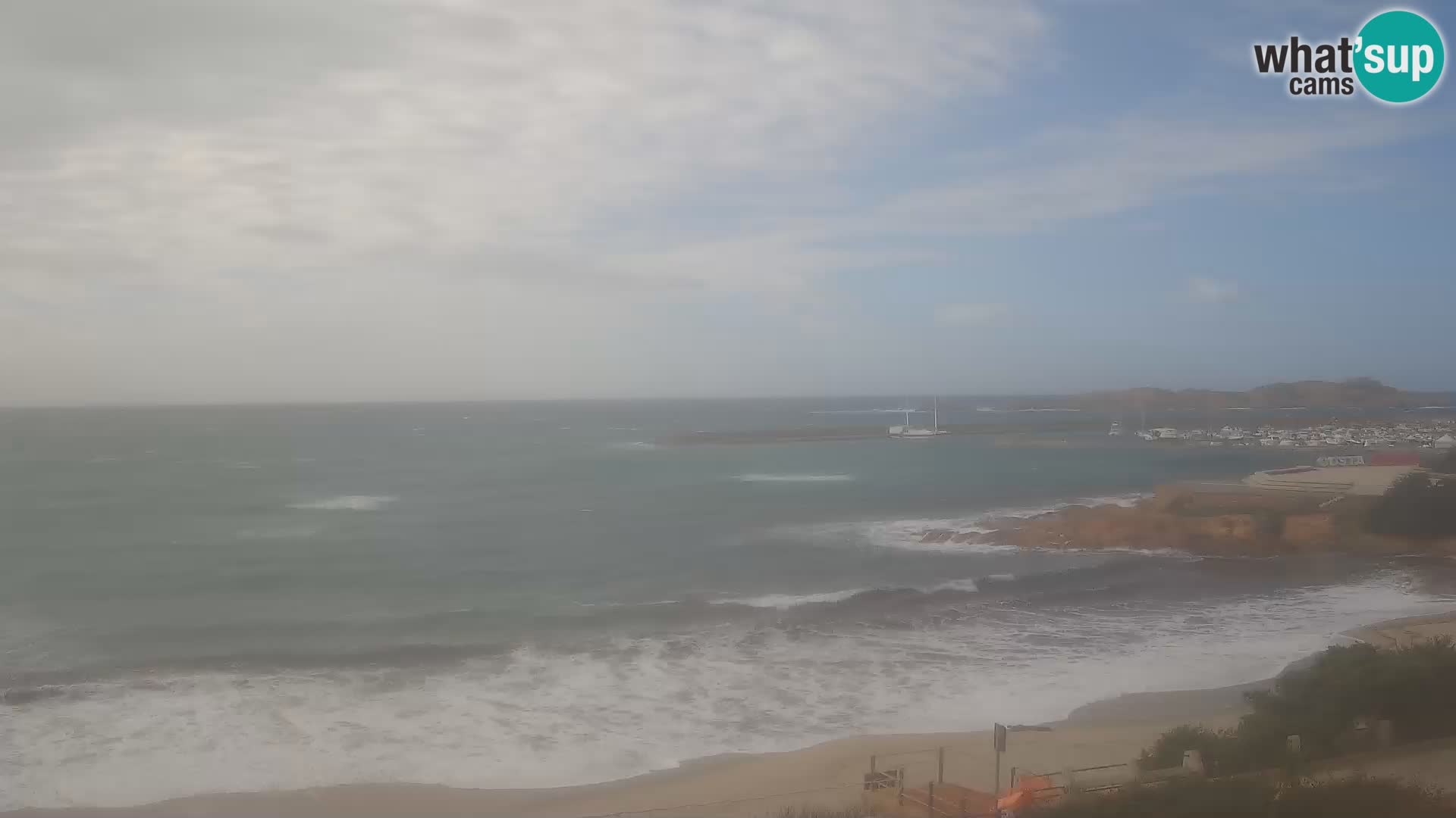 Isola Rossa Strand Webcam – Live-Ansicht der atemberaubenden Küstenlinie von Sardinien