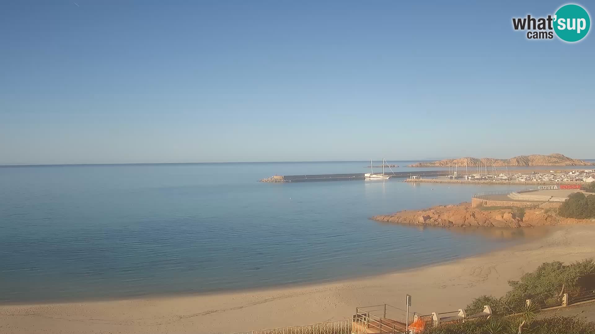 Webcam de la playa de Isola Rossa – Vista en vivo de la maravillosa costa de Cerdeña