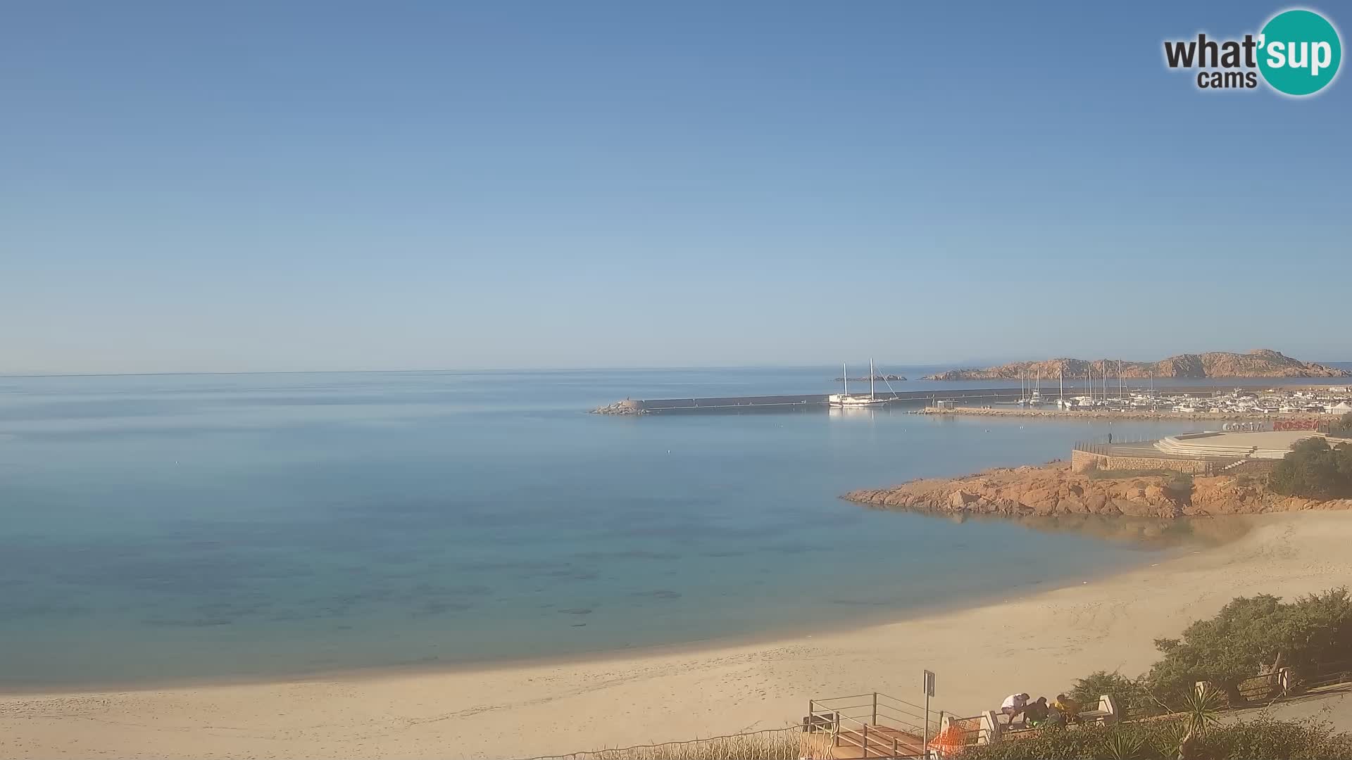 Isola Rossa Strand Webcam – Live-Ansicht der atemberaubenden Küstenlinie von Sardinien