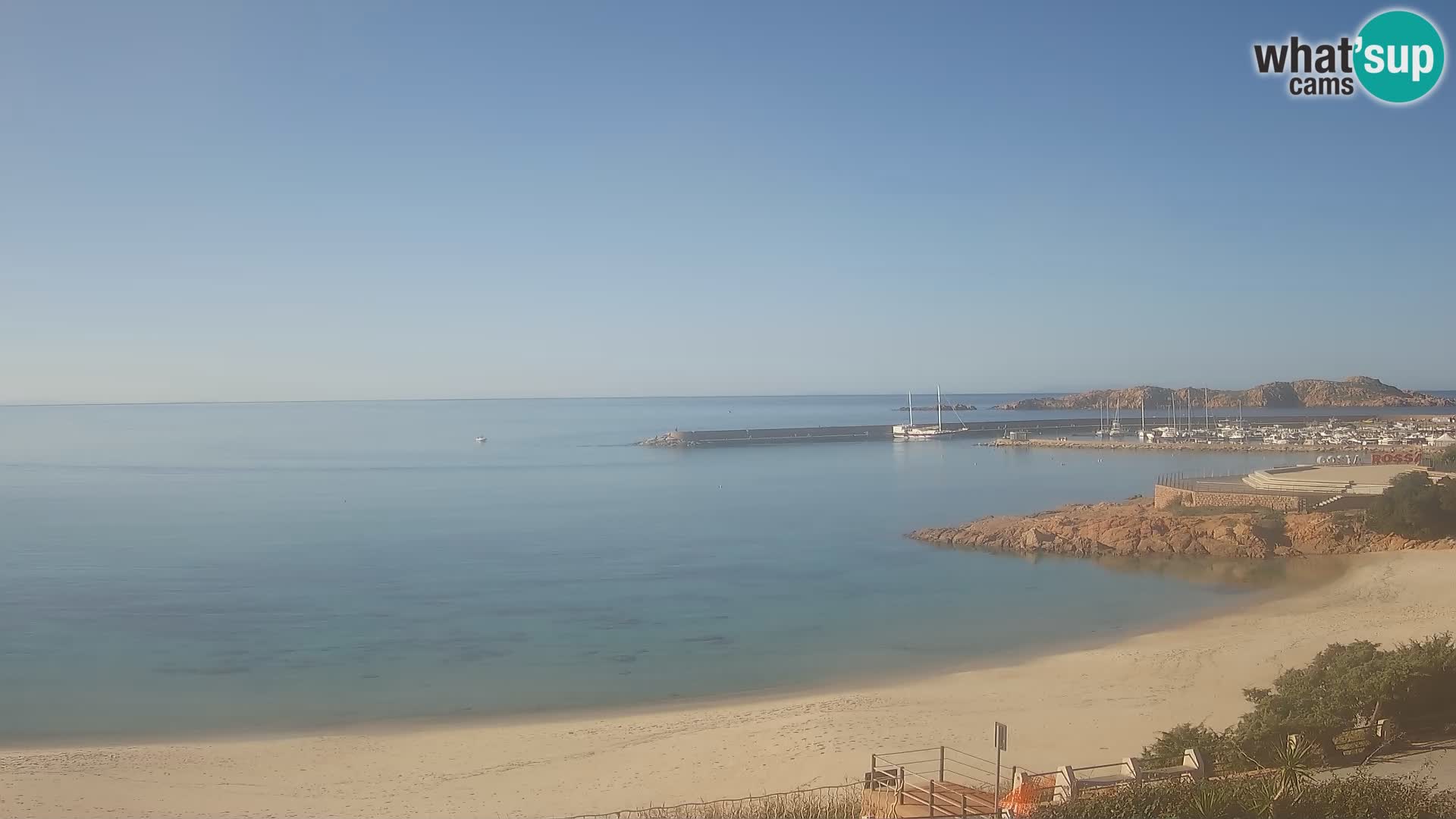 Isola Rossa Strand Webcam – Live-Ansicht der atemberaubenden Küstenlinie von Sardinien