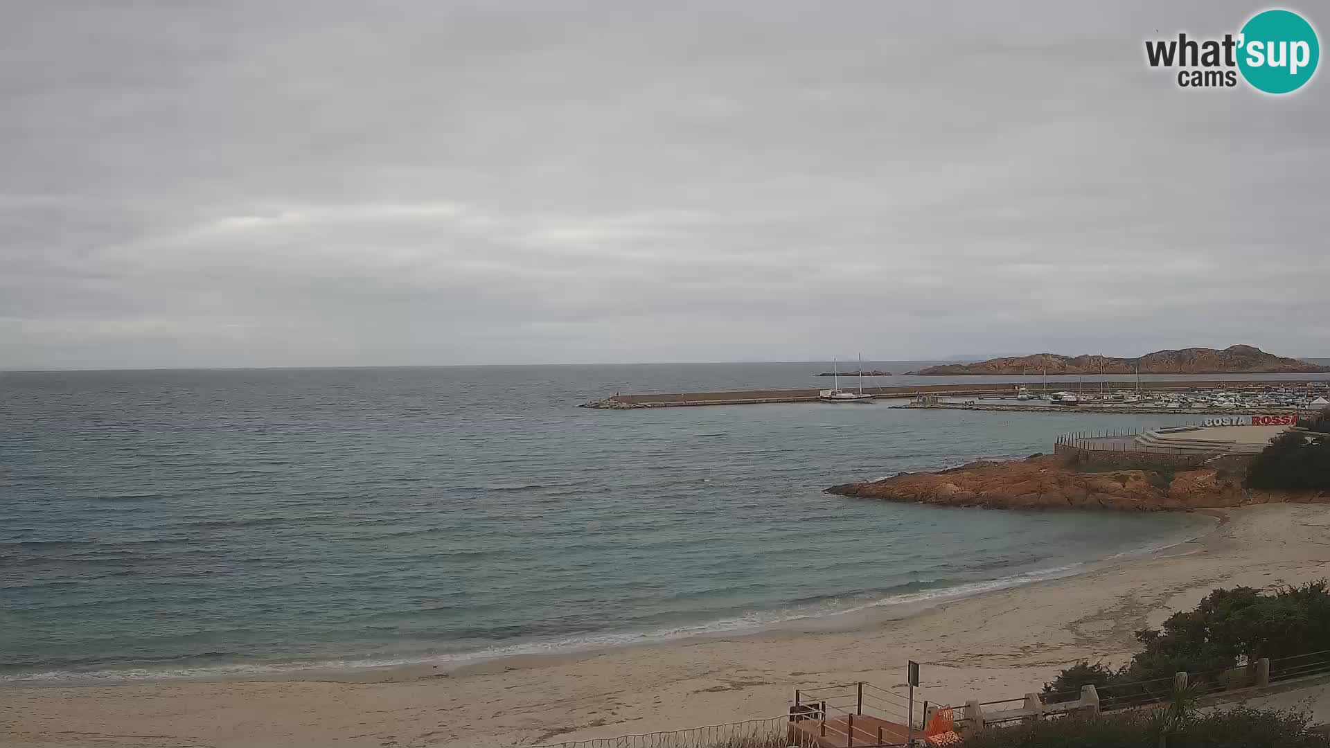 Isola Rossa Strand Webcam – Live-Ansicht der atemberaubenden Küstenlinie von Sardinien