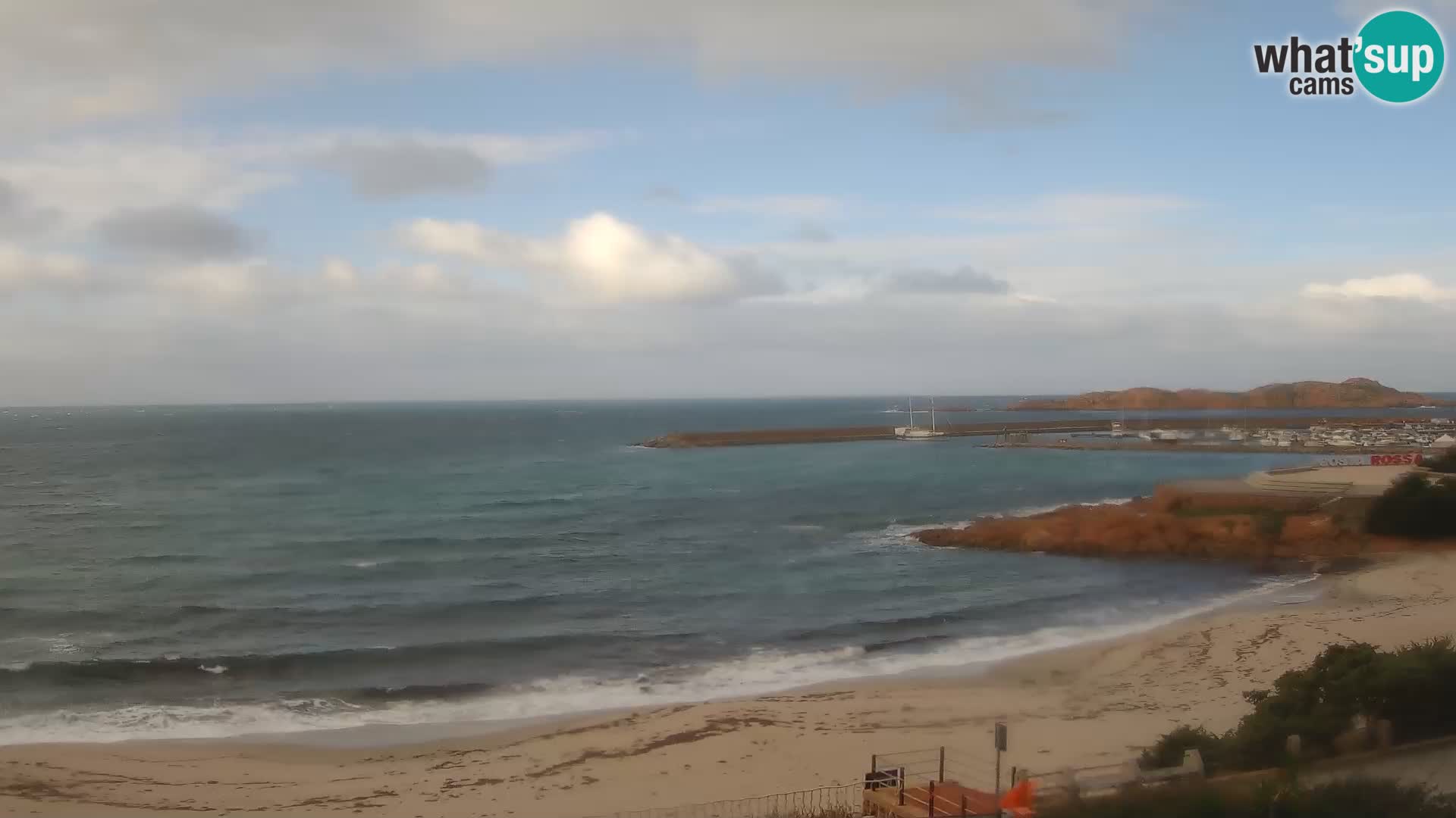 Isola Rossa Strand Webcam – Live-Ansicht der atemberaubenden Küstenlinie von Sardinien