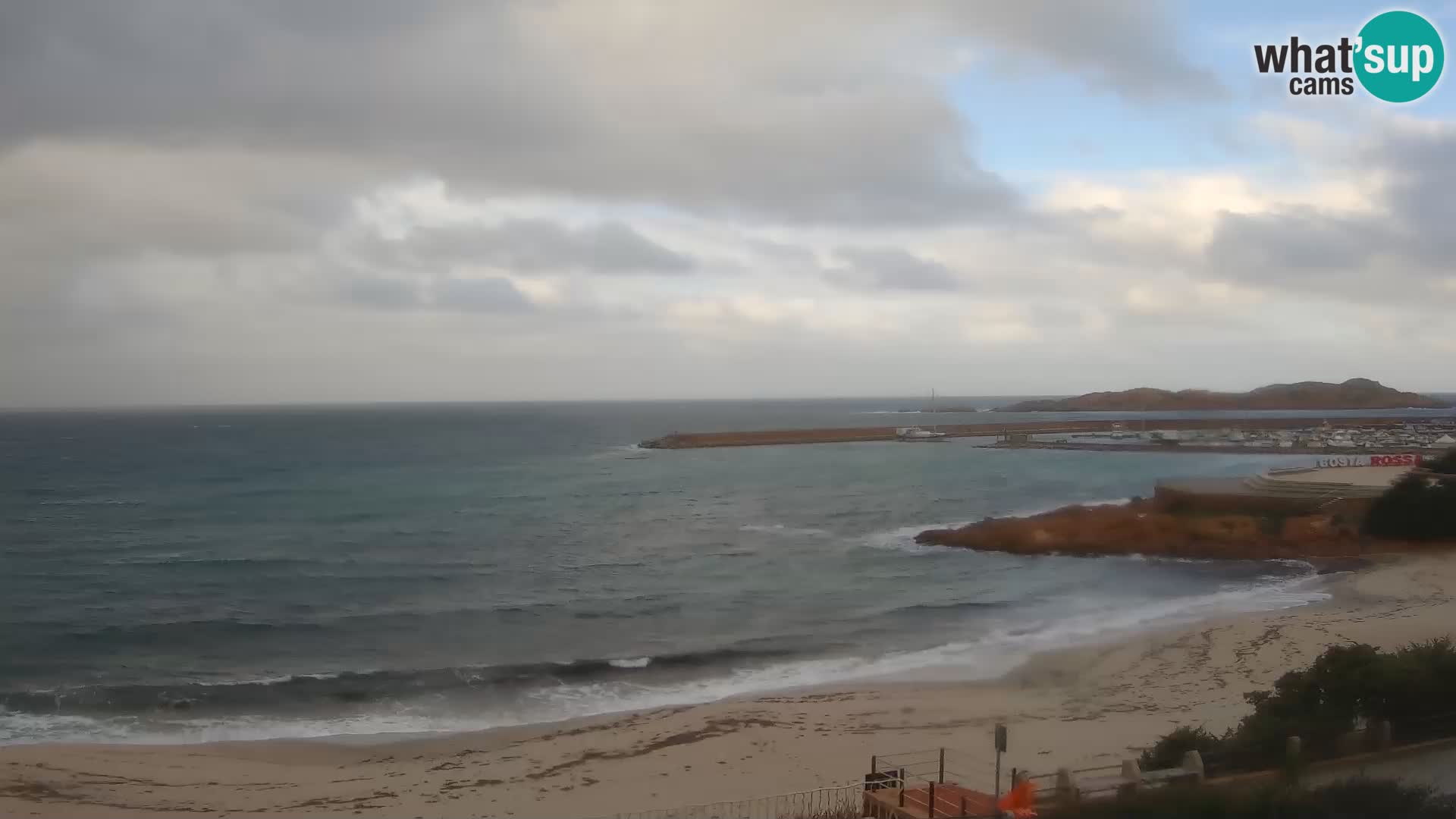 Isola Rossa Strand Webcam – Live-Ansicht der atemberaubenden Küstenlinie von Sardinien