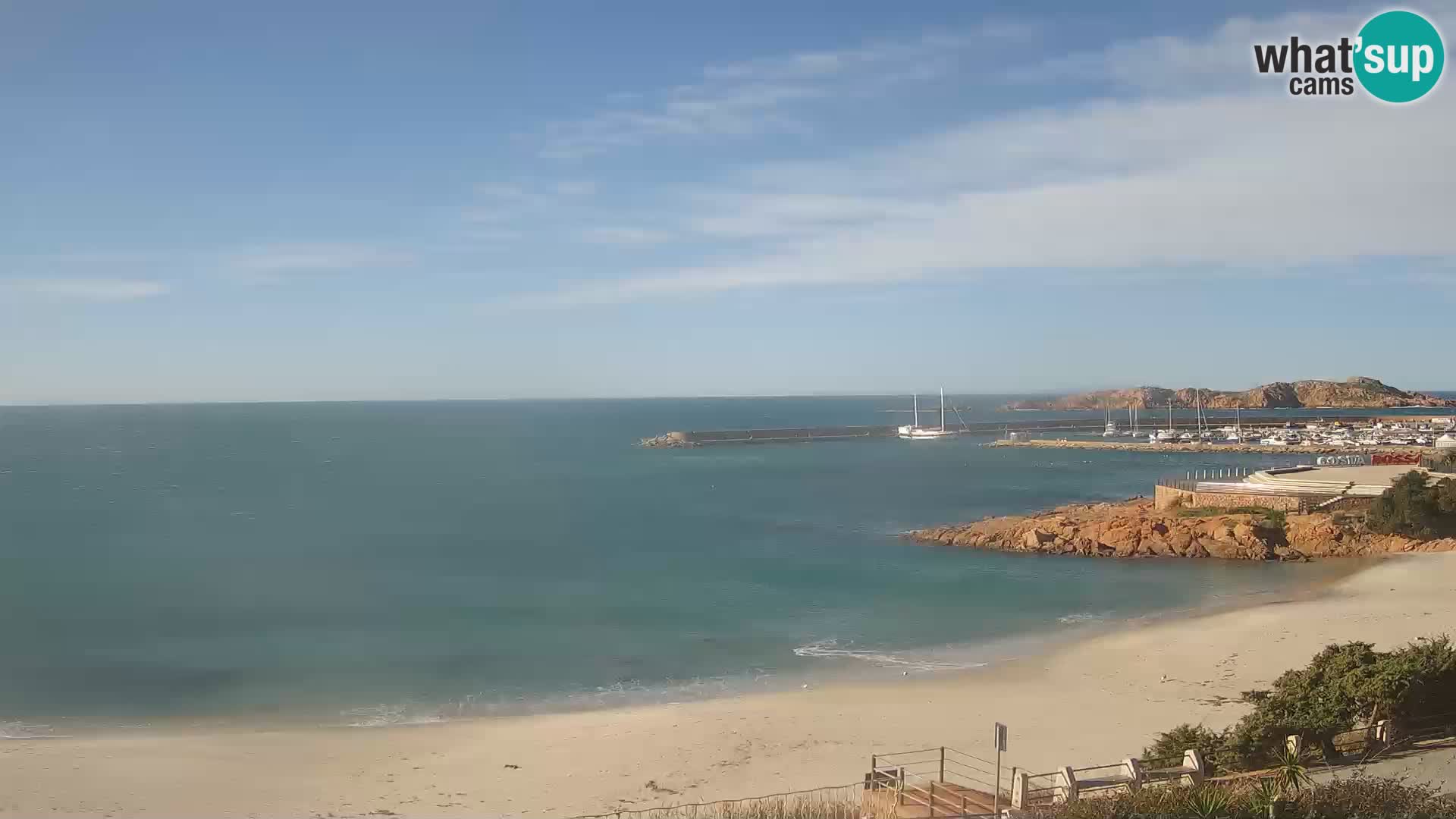 Isola Rossa Strand Webcam – Live-Ansicht der atemberaubenden Küstenlinie von Sardinien