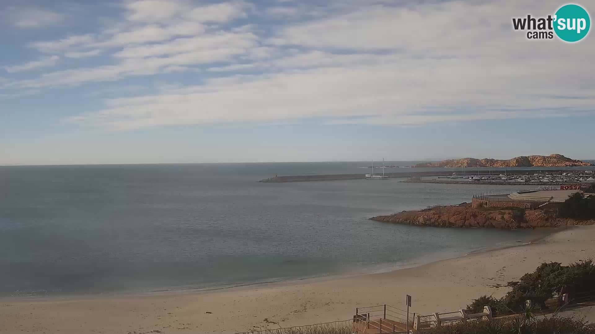 Isola Rossa Strand Webcam – Live-Ansicht der atemberaubenden Küstenlinie von Sardinien