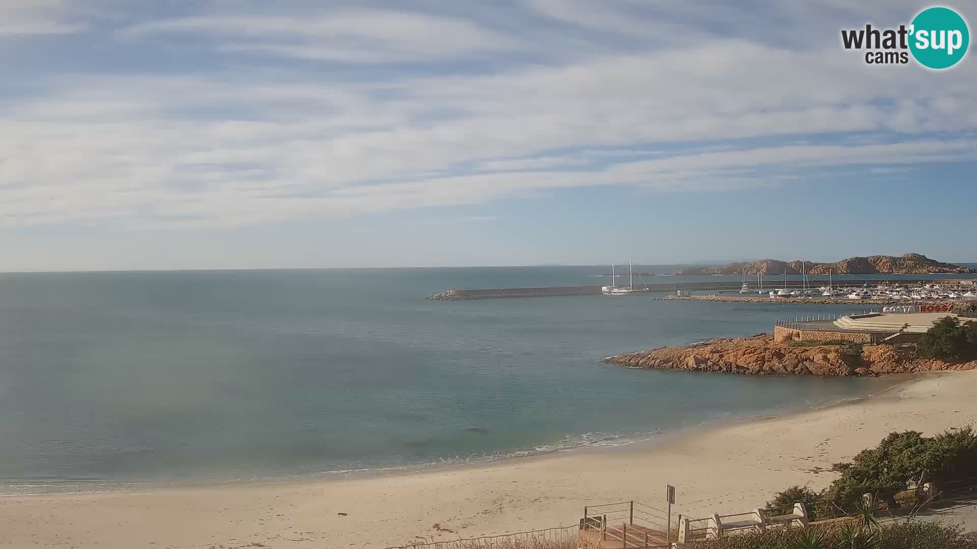 Isola Rossa Strand Webcam – Live-Ansicht der atemberaubenden Küstenlinie von Sardinien