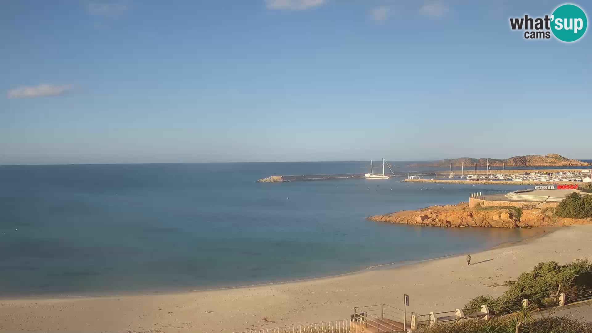 Webcam de la playa de Isola Rossa – Vista en vivo de la maravillosa costa de Cerdeña