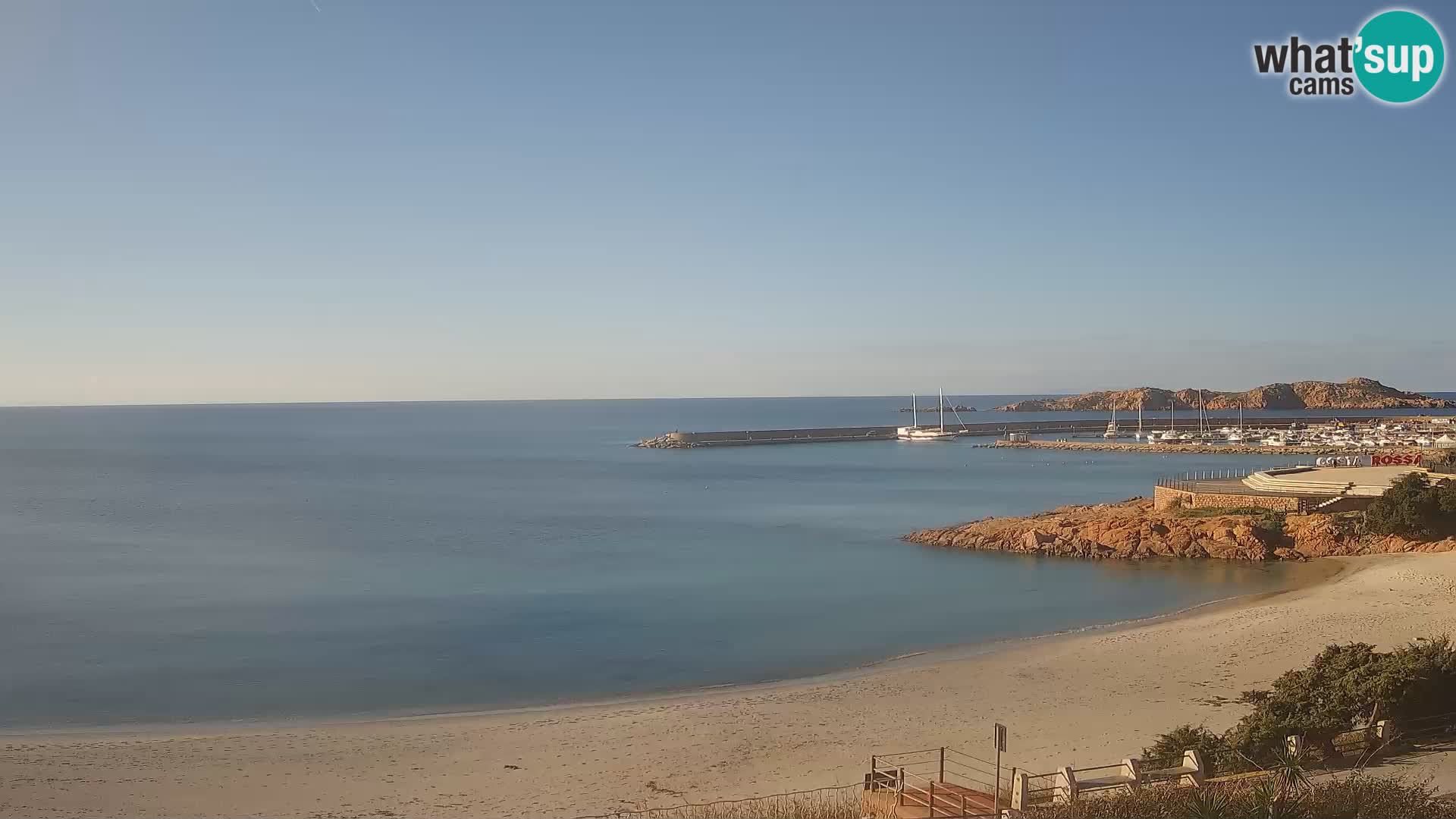 Webcam de la plage d’Isola Rossa – Vue en direct de la magnifique côte de la Sardaigne