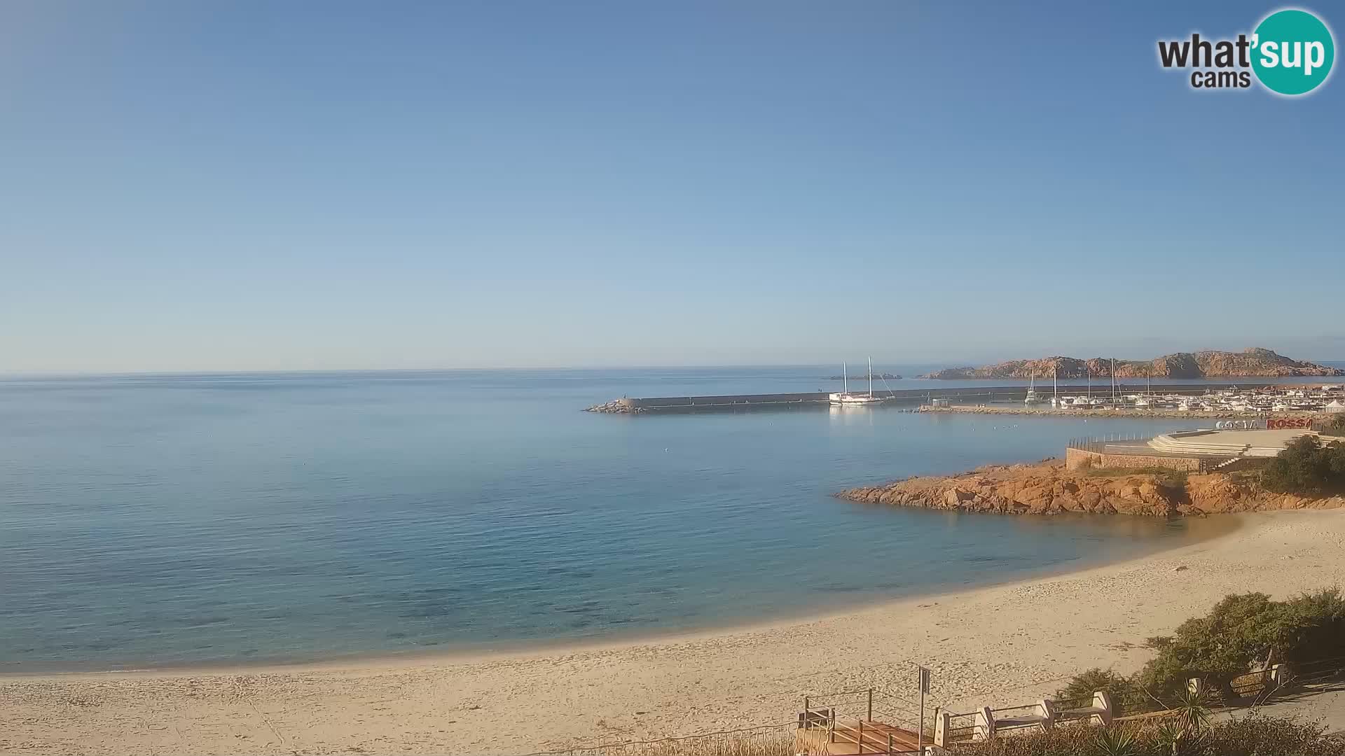 Isola Rossa Strand Webcam – Live-Ansicht der atemberaubenden Küstenlinie von Sardinien