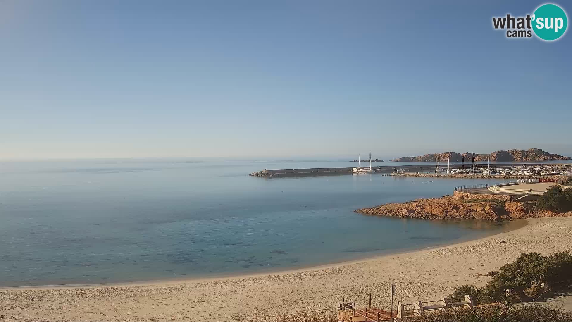 Webcam de la plage d’Isola Rossa – Vue en direct de la magnifique côte de la Sardaigne