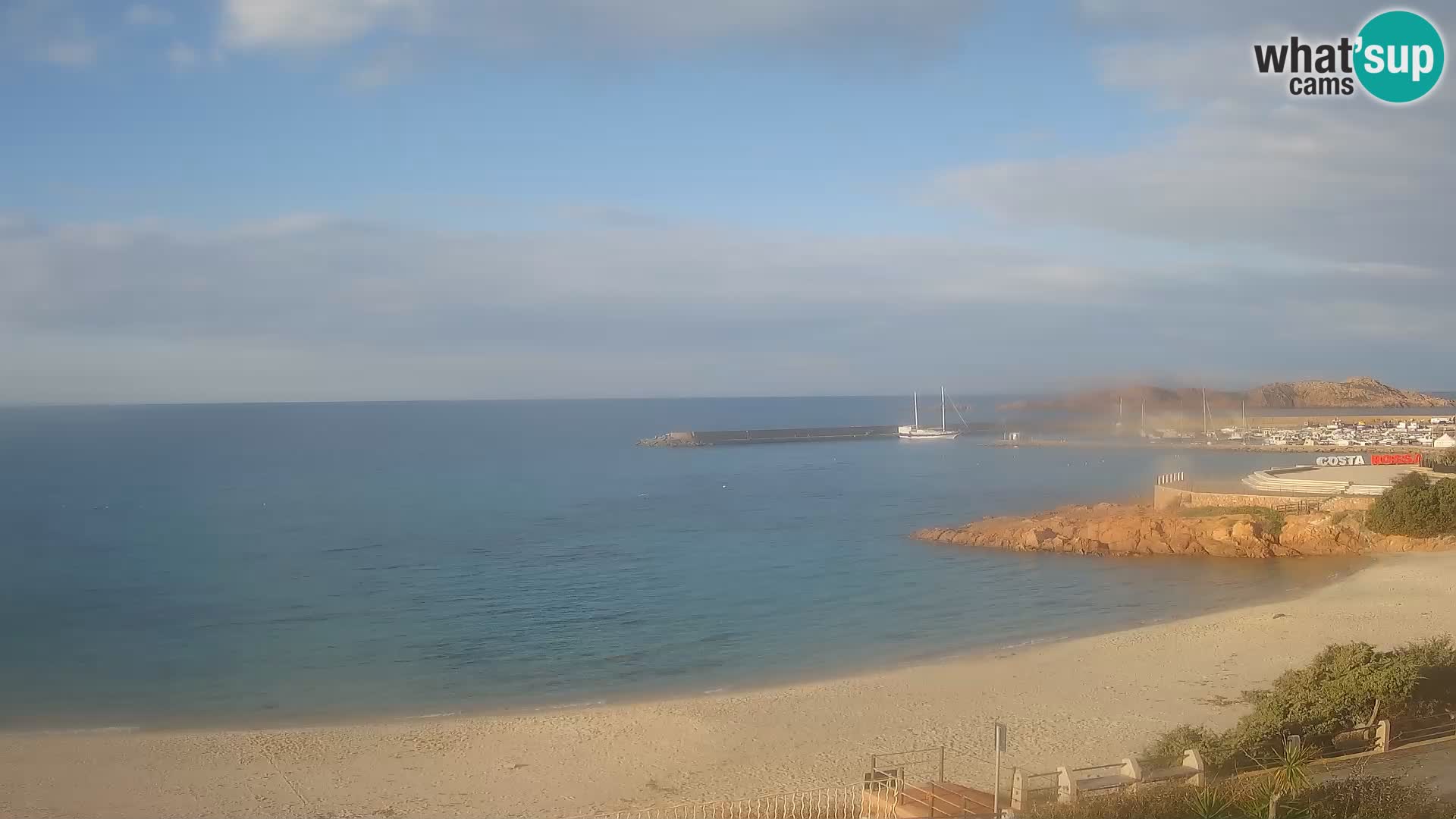 Isola Rossa Strand Webcam – Live-Ansicht der atemberaubenden Küstenlinie von Sardinien