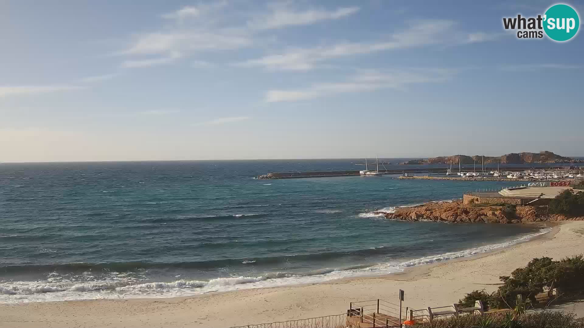 Isola Rossa Strand Webcam – Live-Ansicht der atemberaubenden Küstenlinie von Sardinien