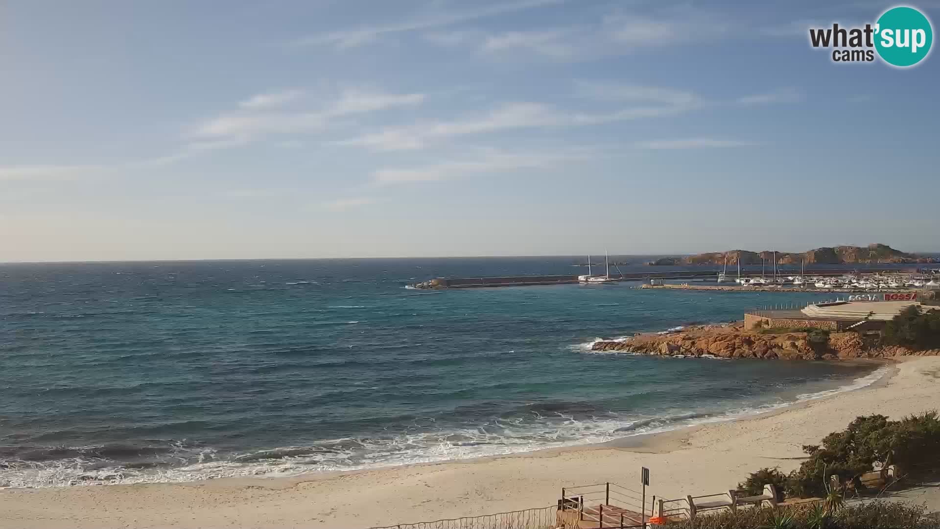 Isola Rossa Strand Webcam – Live-Ansicht der atemberaubenden Küstenlinie von Sardinien