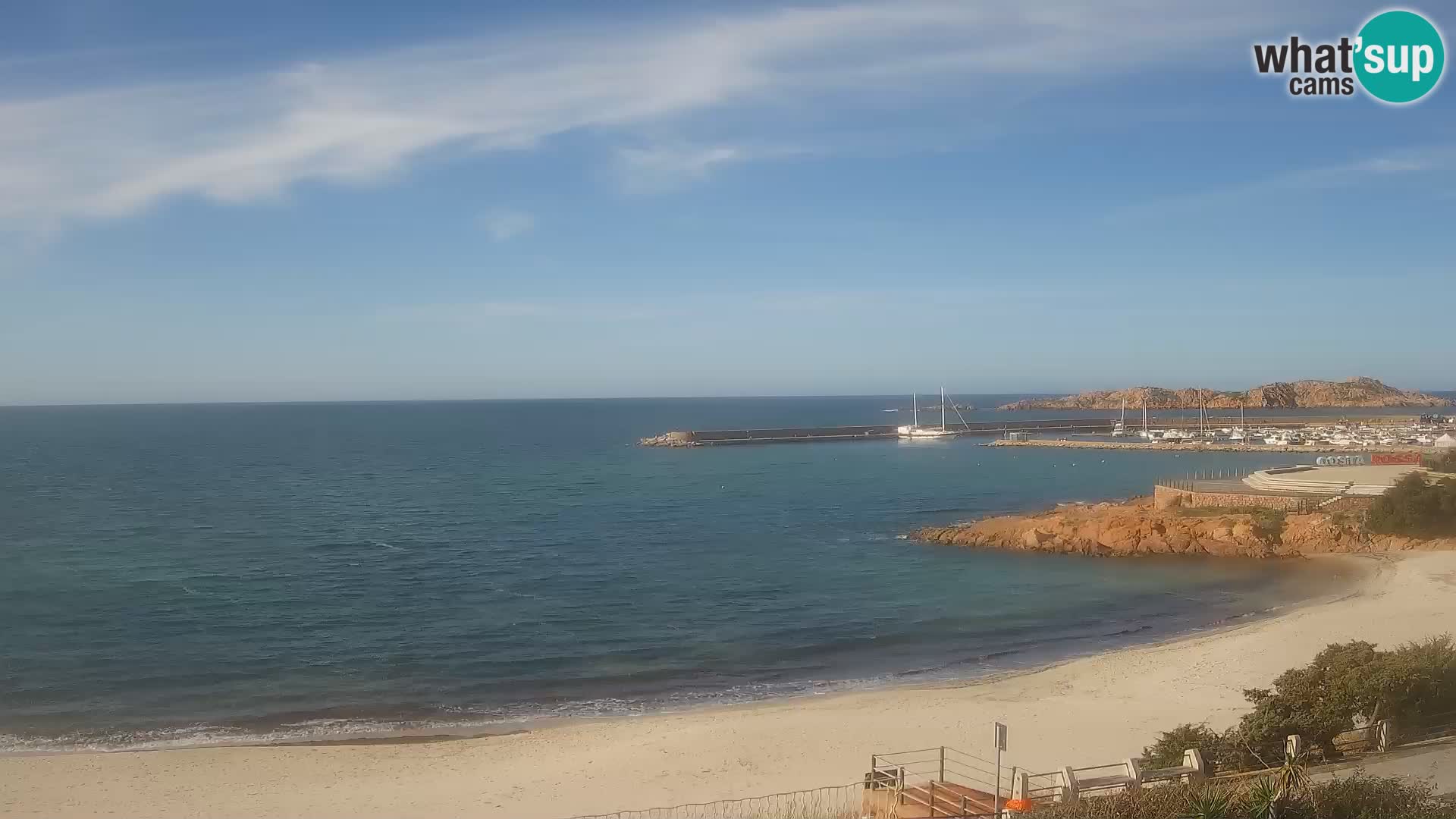 Isola Rossa Strand Webcam – Live-Ansicht der atemberaubenden Küstenlinie von Sardinien