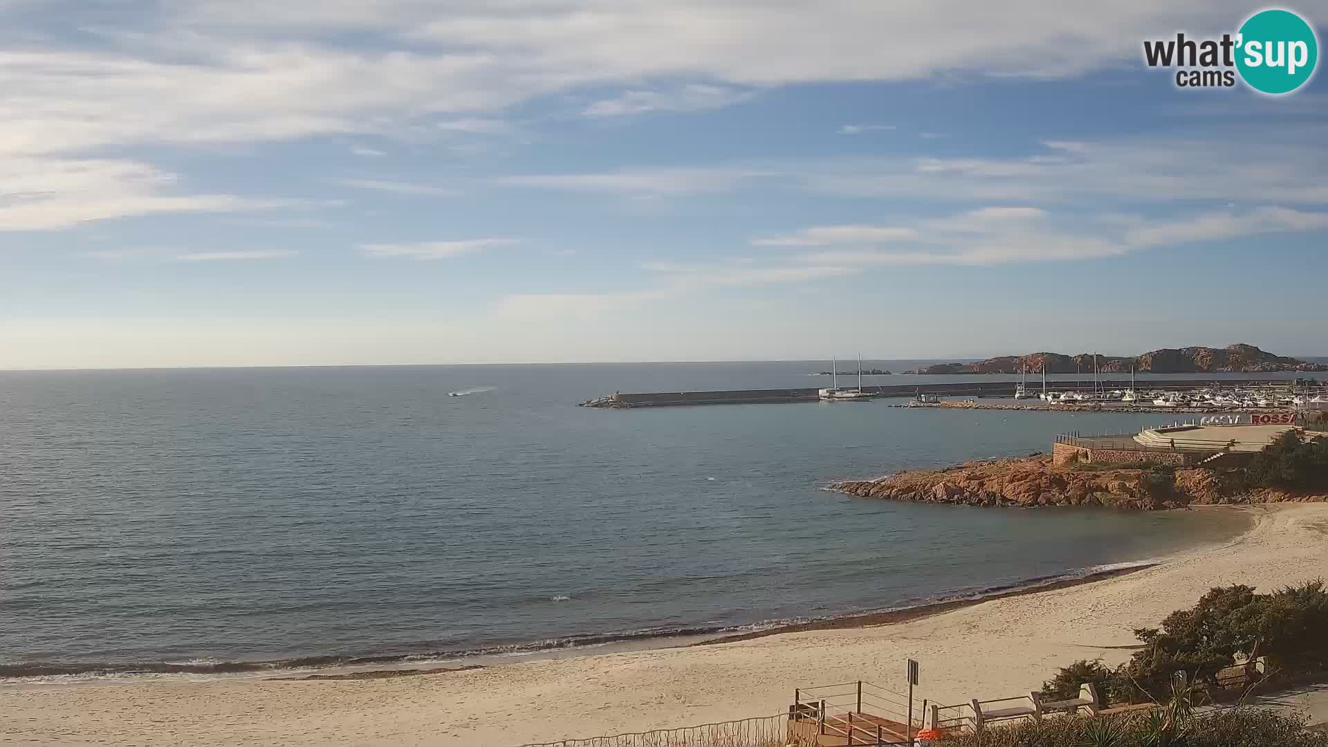 Isola Rossa Strand Webcam – Live-Ansicht der atemberaubenden Küstenlinie von Sardinien