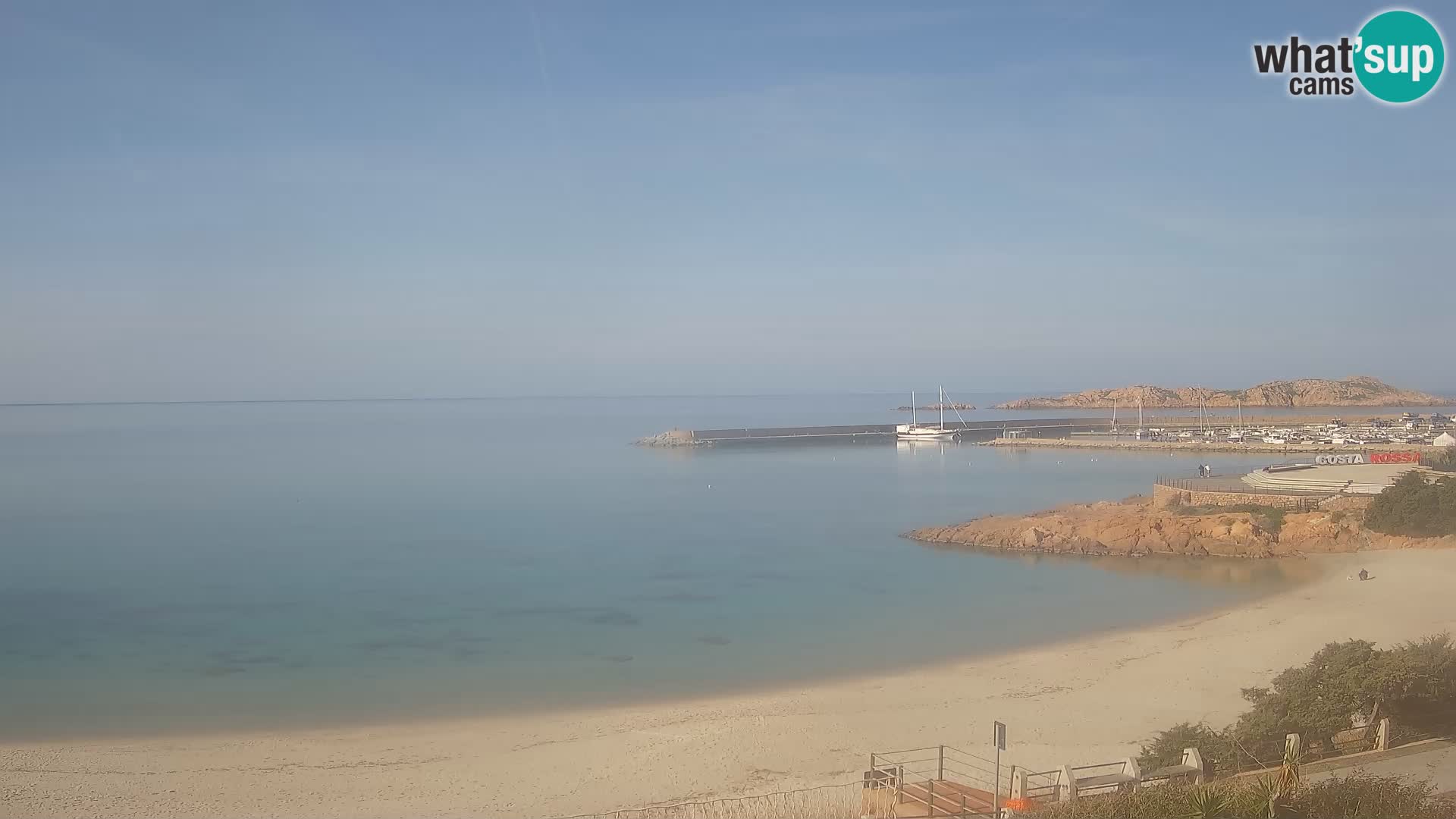 Webcam de la playa de Isola Rossa – Vista en vivo de la maravillosa costa de Cerdeña